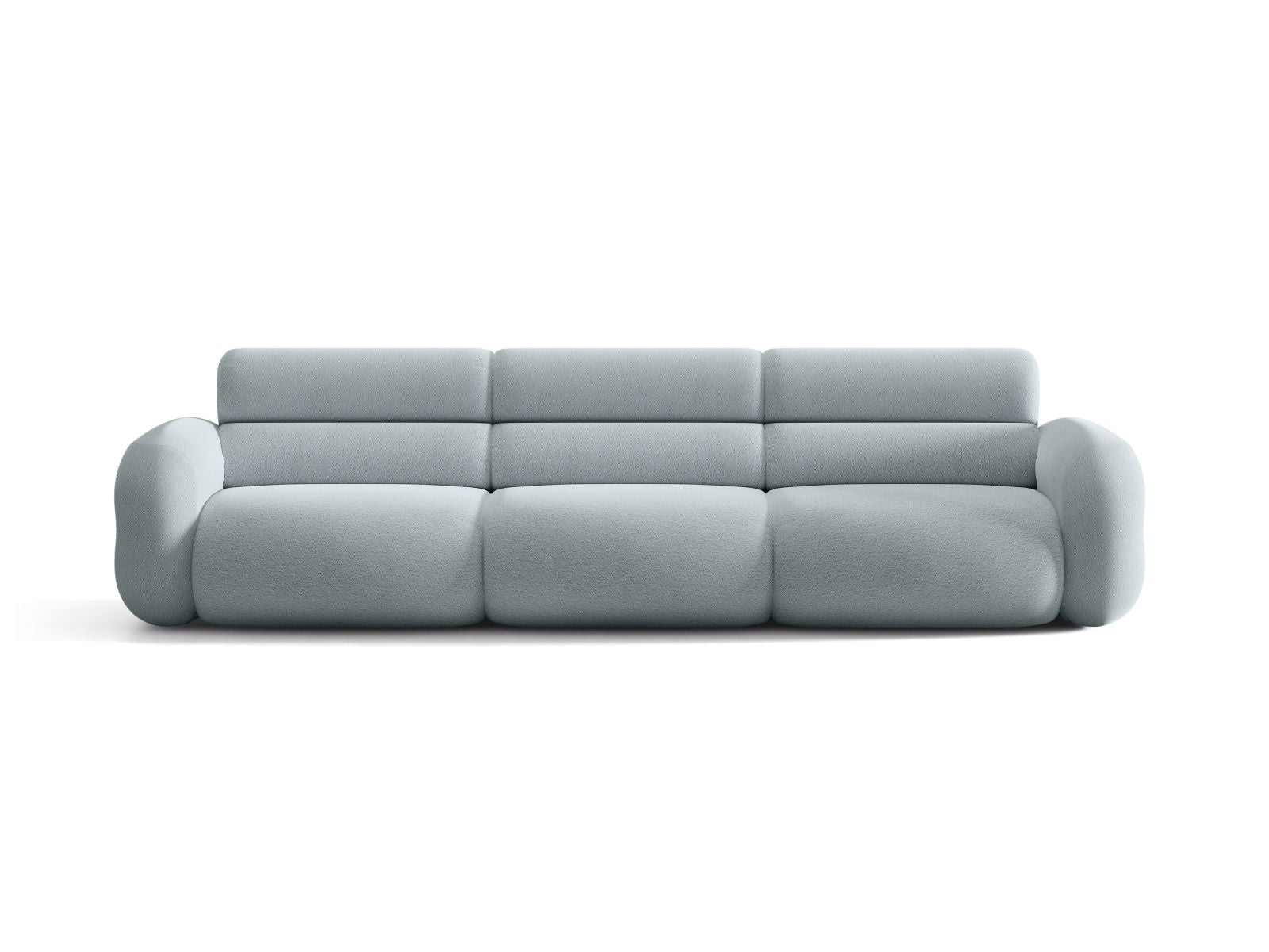Sofa voor 4 personen NEO lichtblauwe boucle