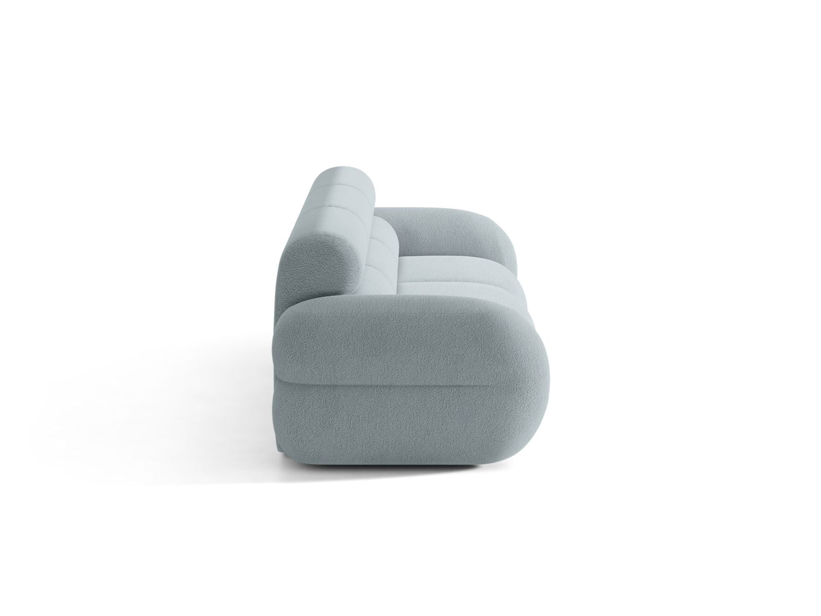 Sofa voor 4 personen NEO lichtblauwe boucle