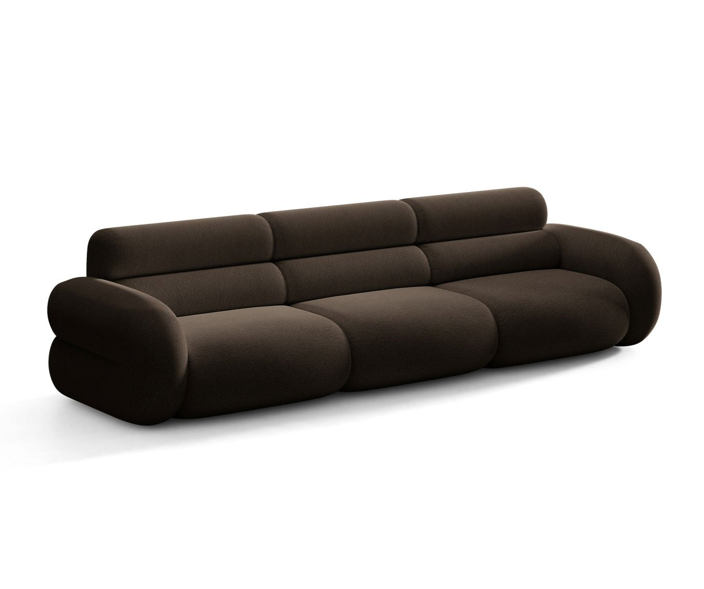 Sofa voor 4 personen NEO bruin boucle