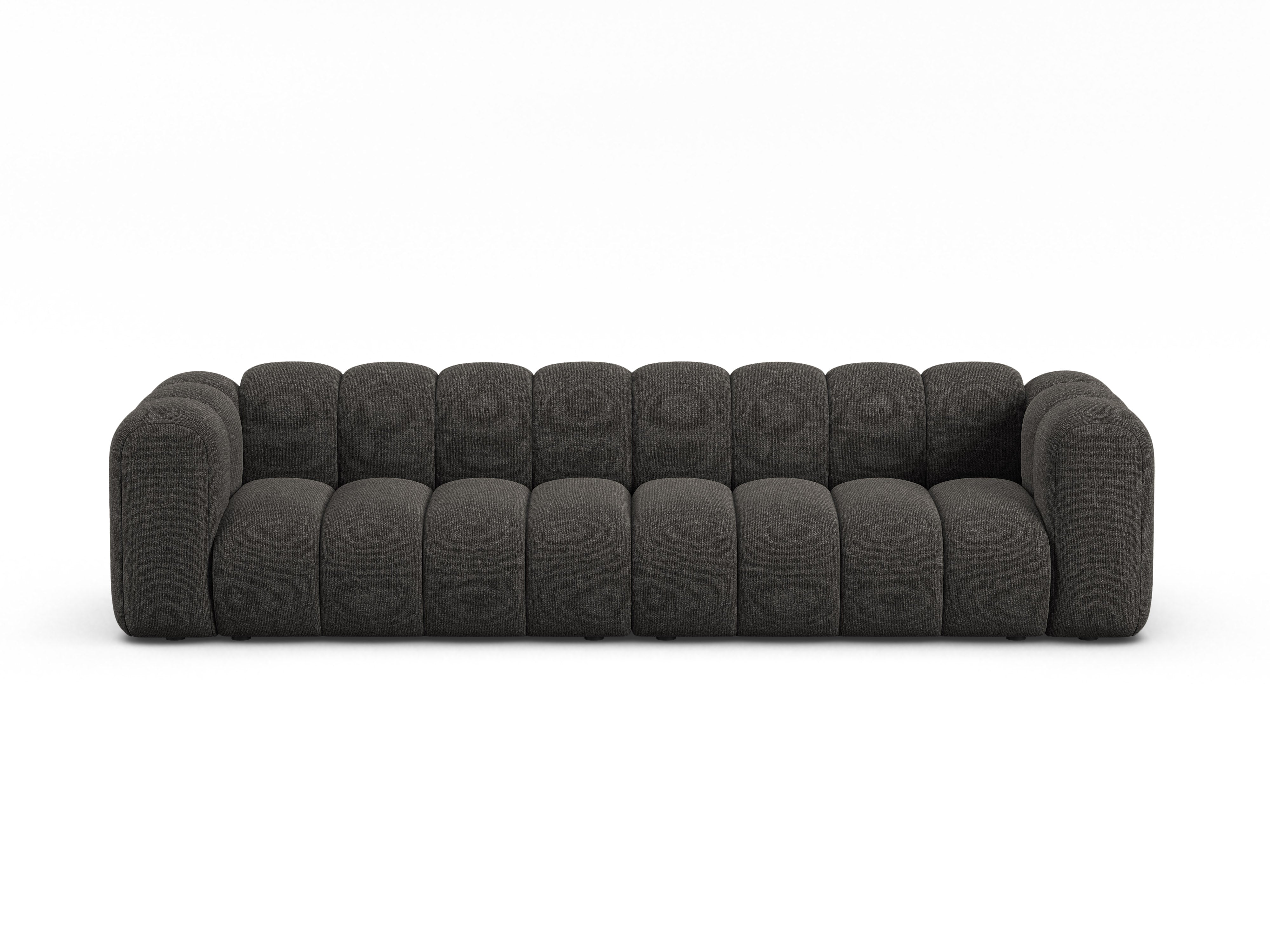 Sofa 4-persoons LUPINE grijs chenille