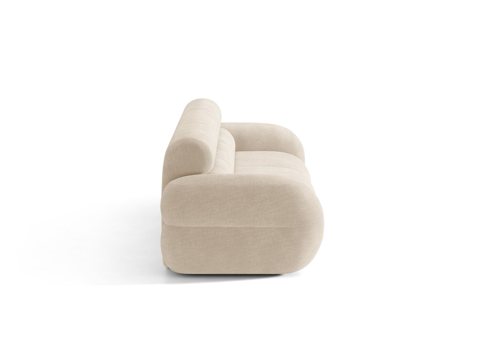 Sofa voor 4 personen NEO lichtbeige chenille