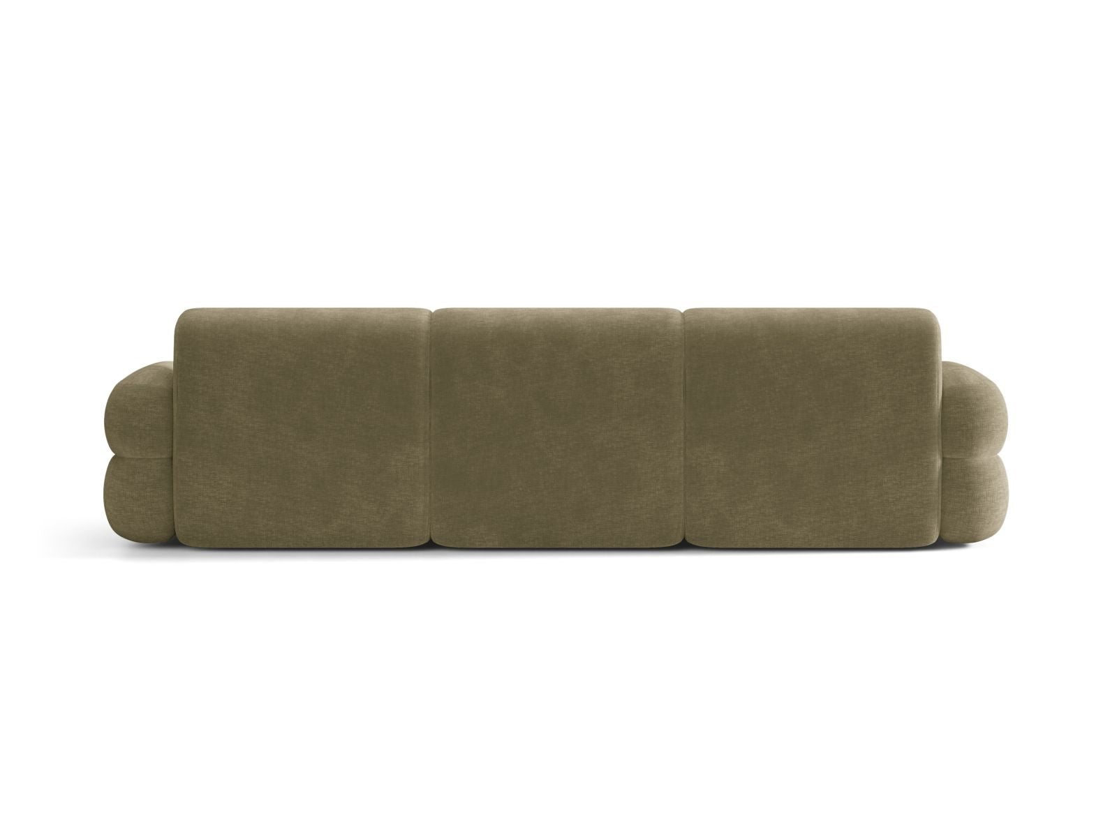 Sofa voor 4 personen NEO olijfgroen chenille