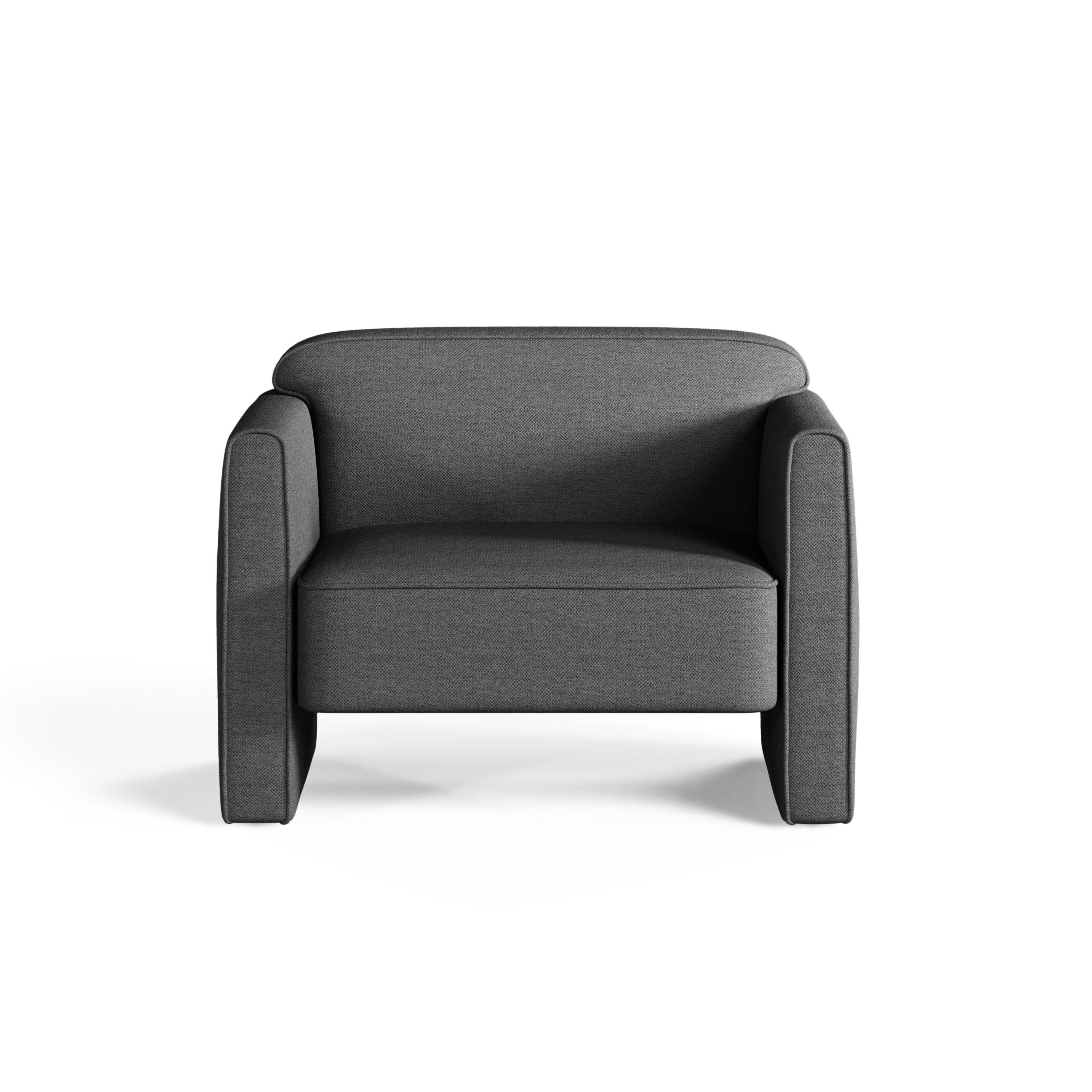 Fauteuil ABBY grijs