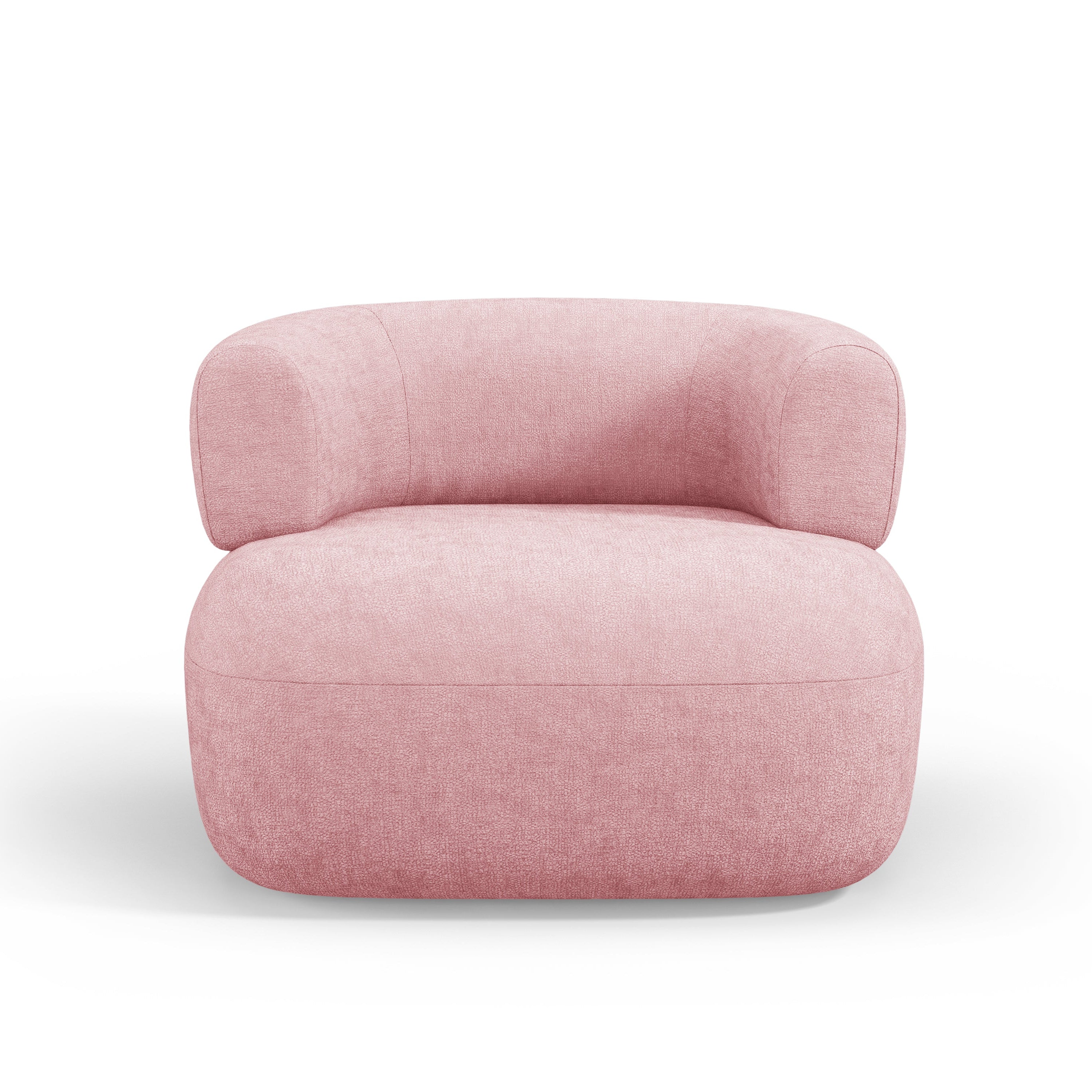 Fauteuil JENNY roze chenille [ewelina] [Amelia spr]