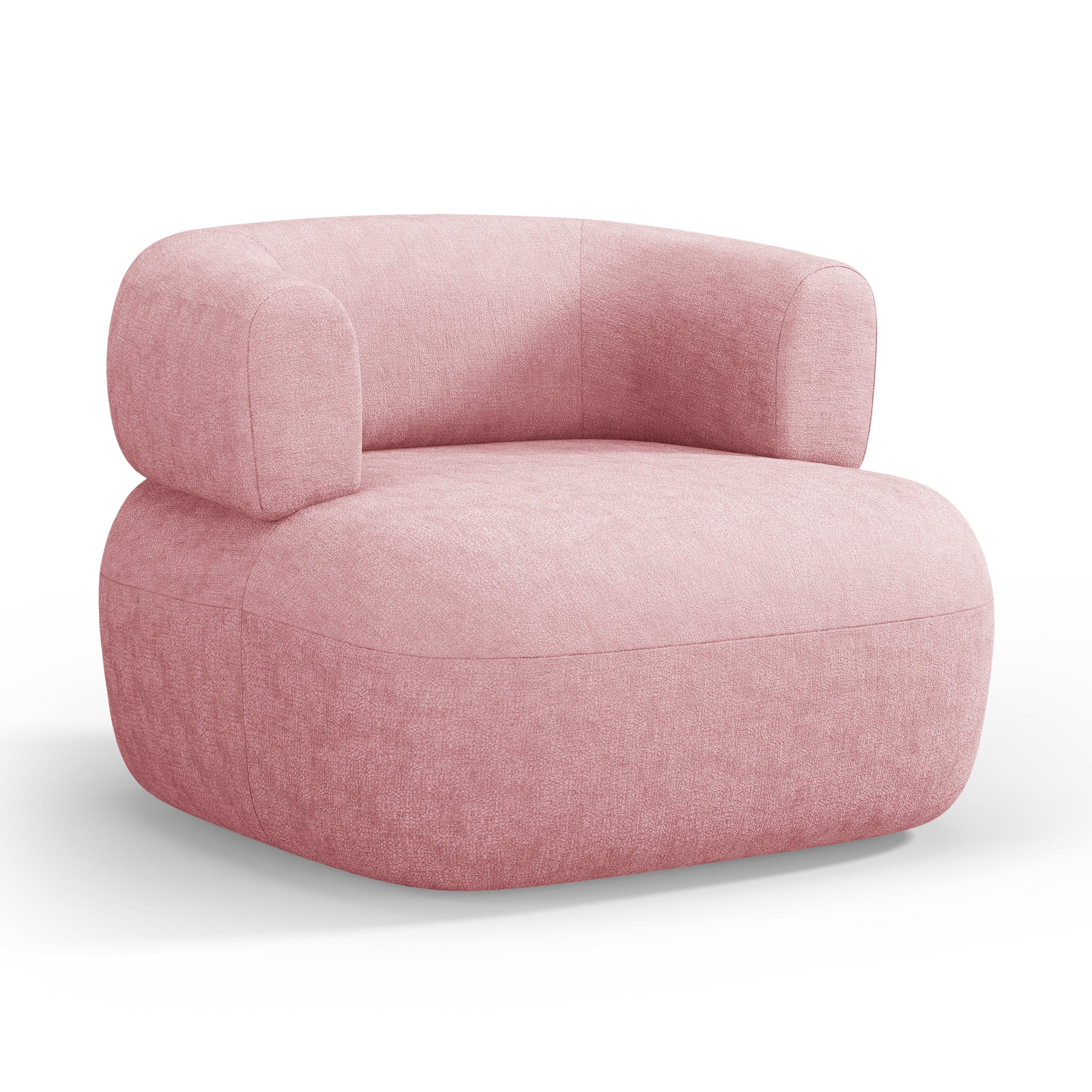 Fauteuil JENNY roze chenille [ewelina] [Amelia spr]
