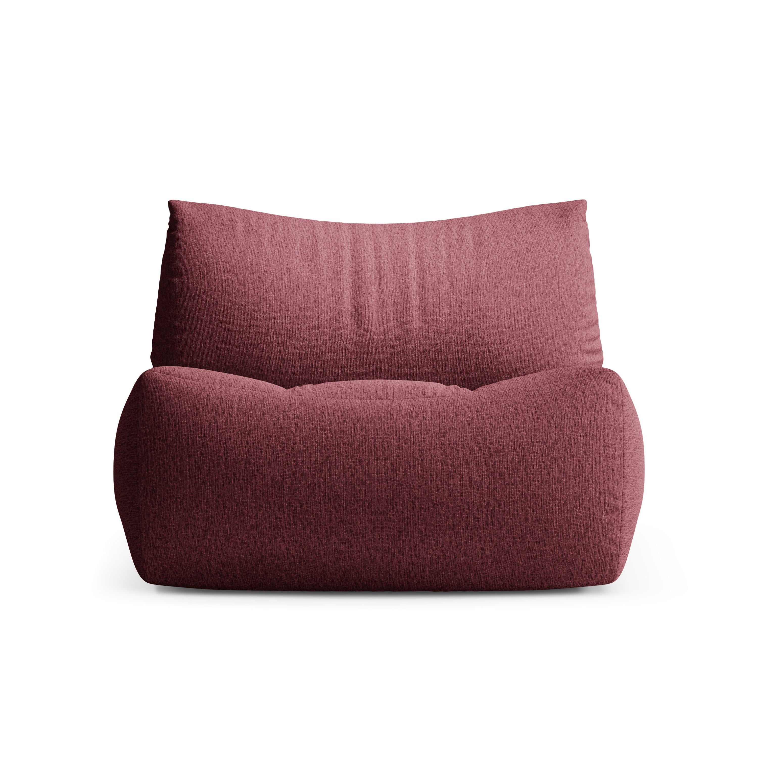 Fauteuil TOVE kersenrood chenille