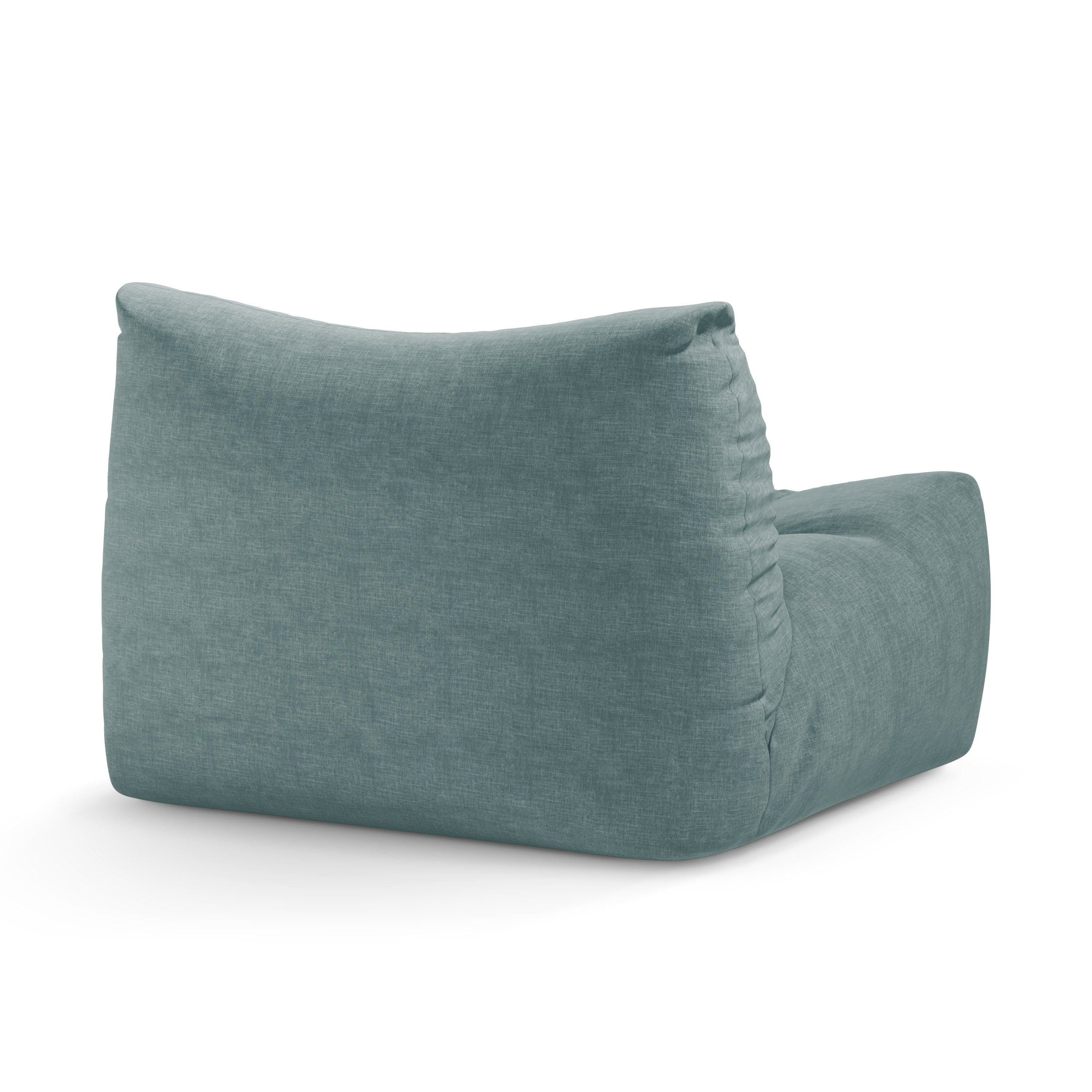 Fauteuil TOVE satijnblauw