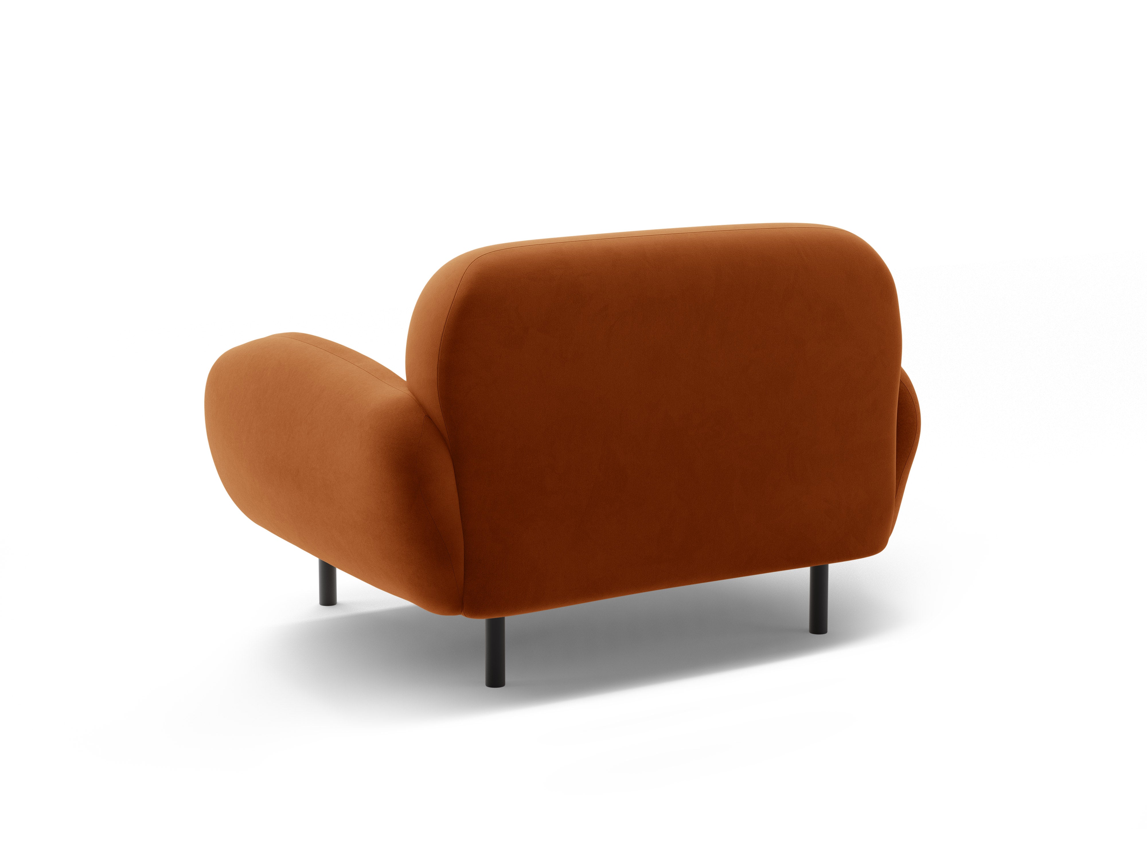 Velours fauteuil POPPY terracotta