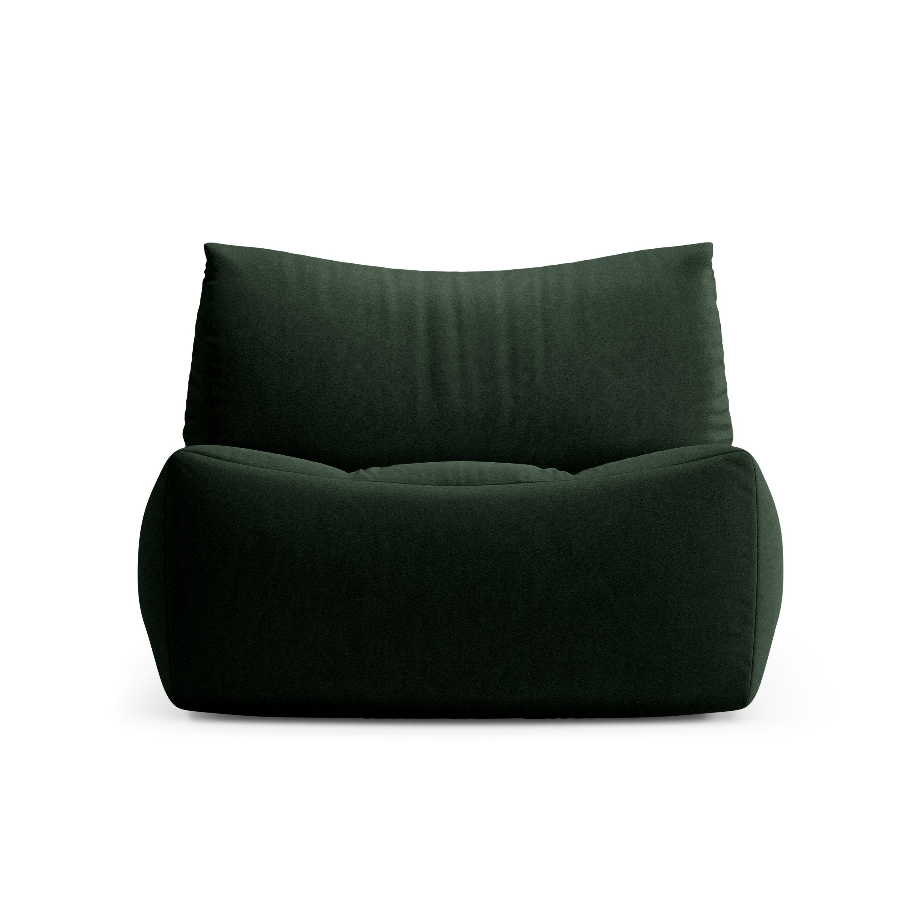 Velvet fauteuil TOVE donkergroen