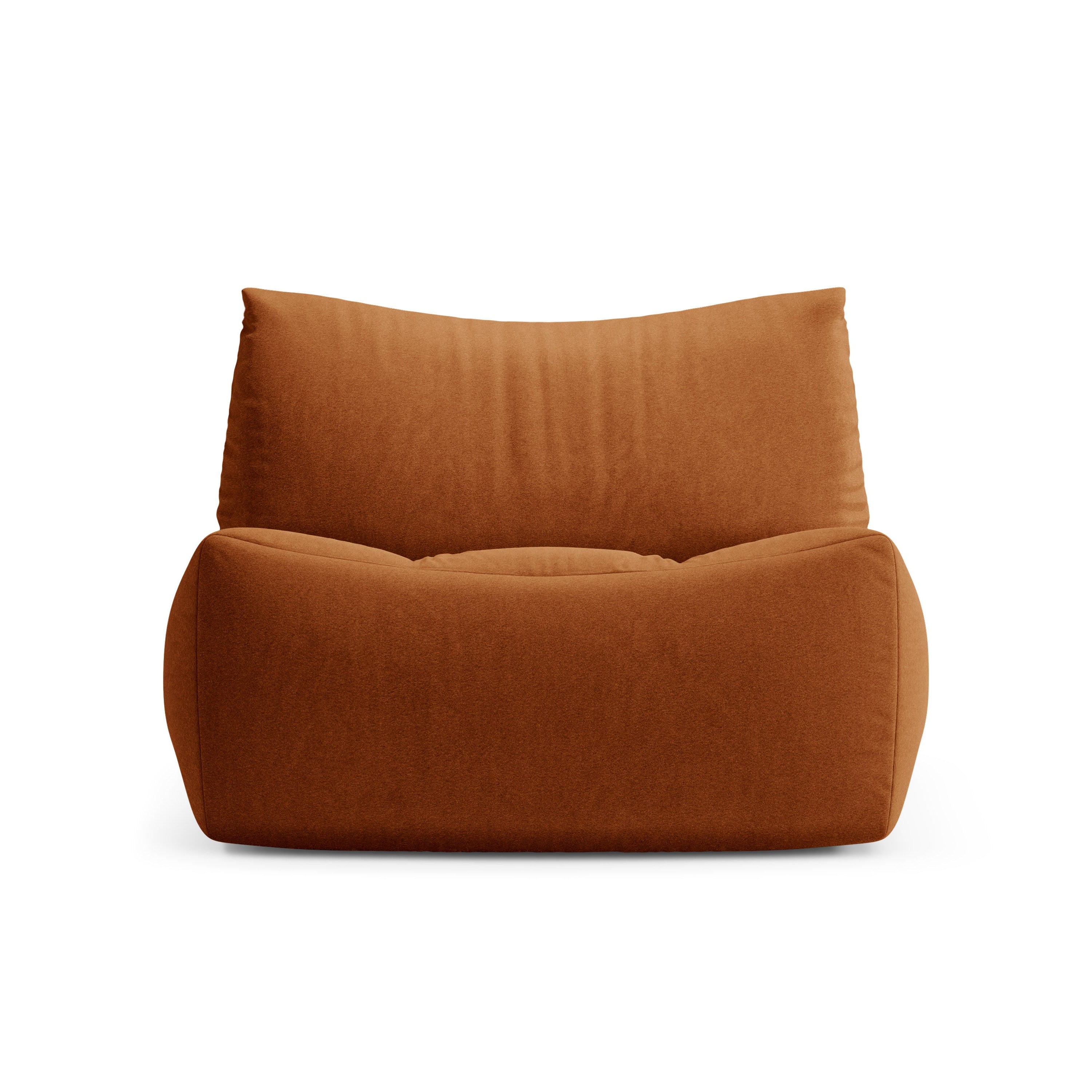 Velvet fauteuil TOVE terracotta