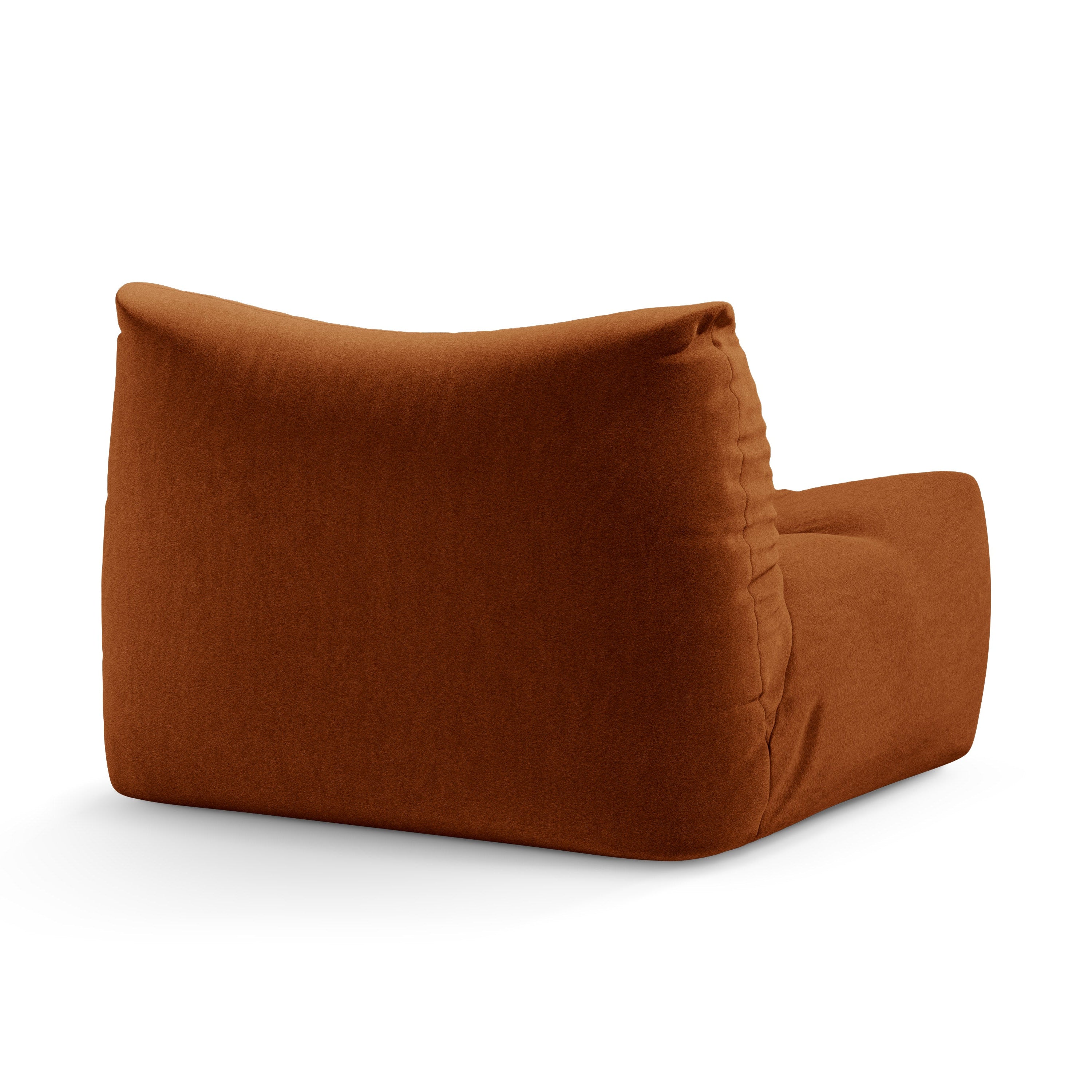 Velvet fauteuil TOVE terracotta