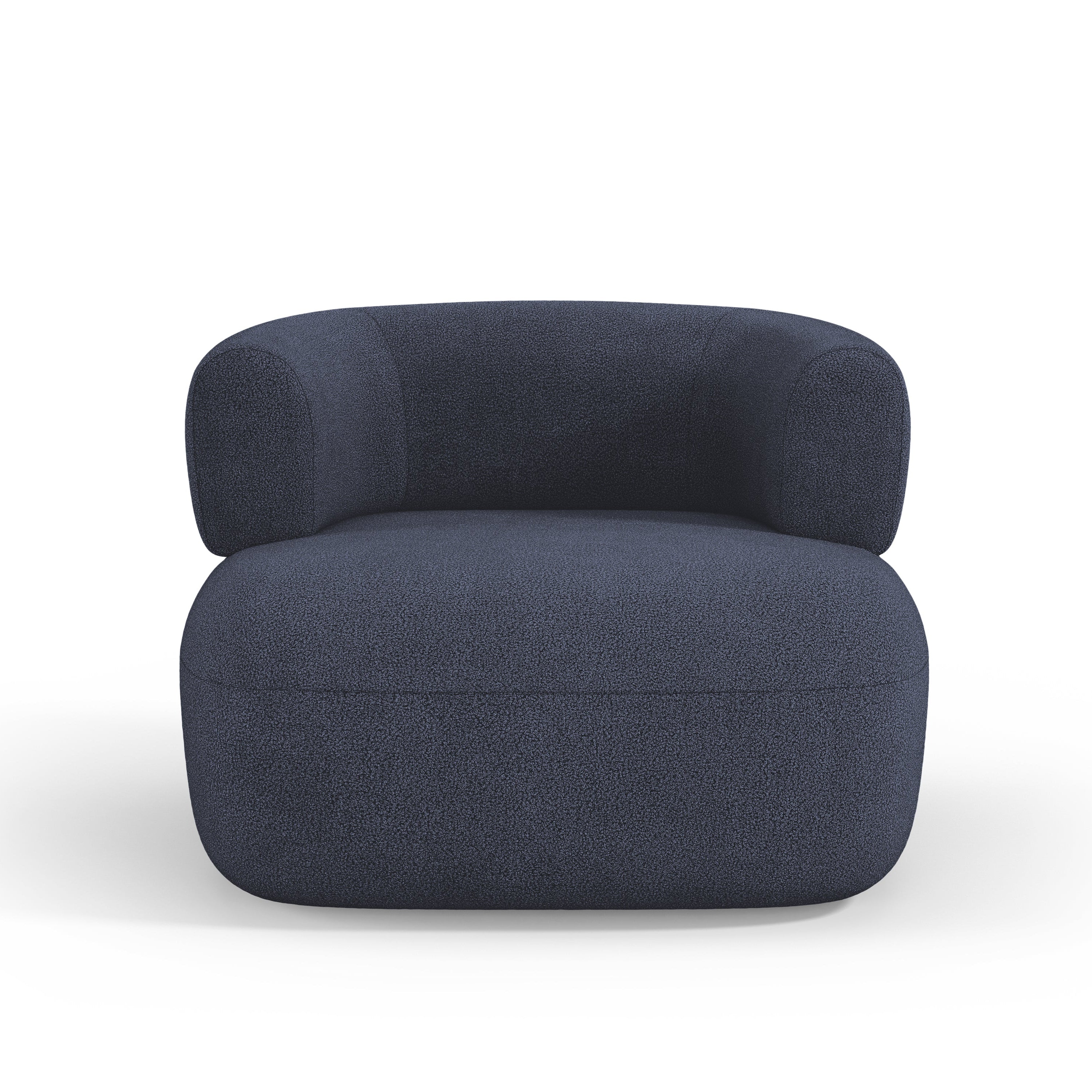 Fauteuil JENNY donkerblauw boucle [ewelina] [Amelia spr]