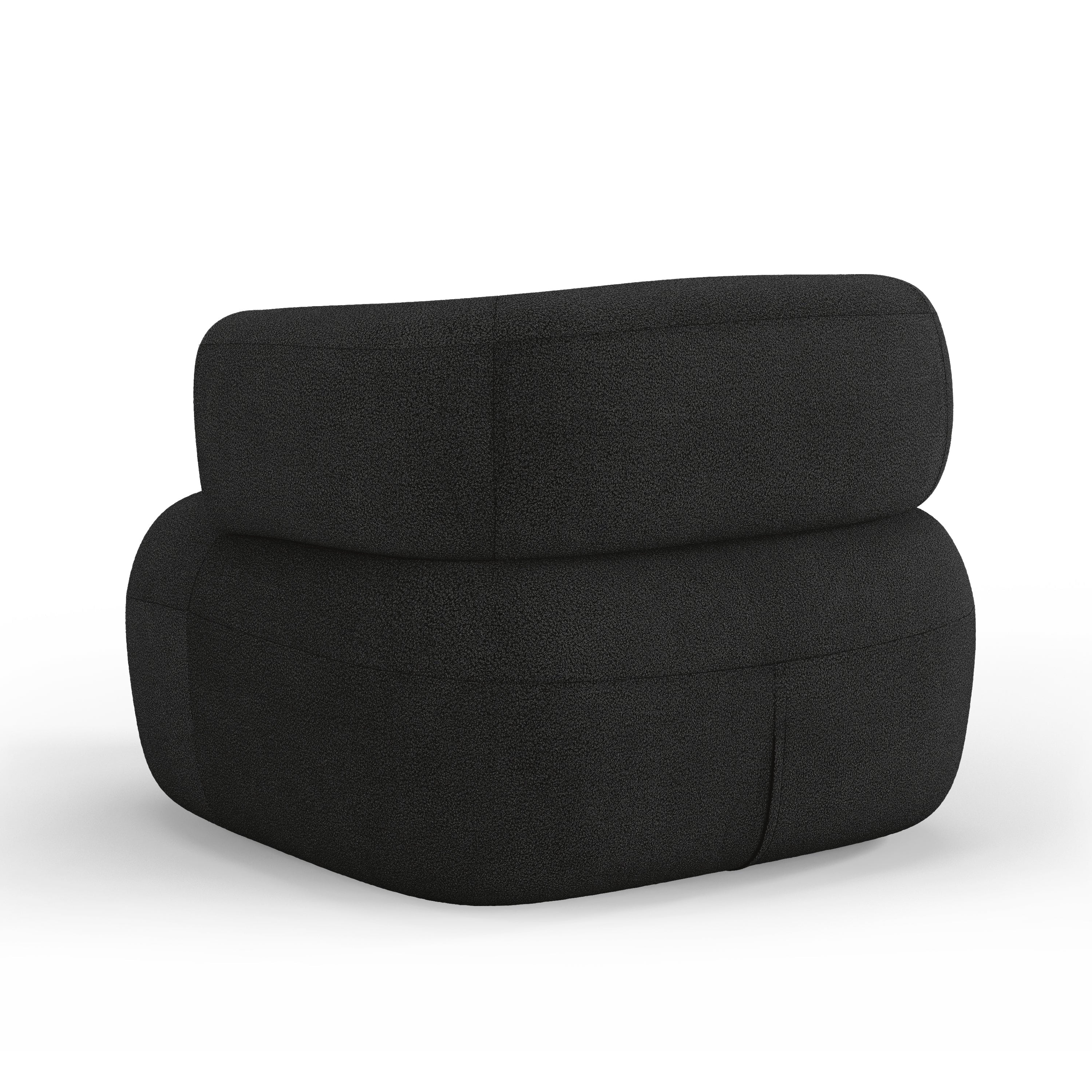 JENNY Armchair black boucle [ewelina] [Amelia spr]