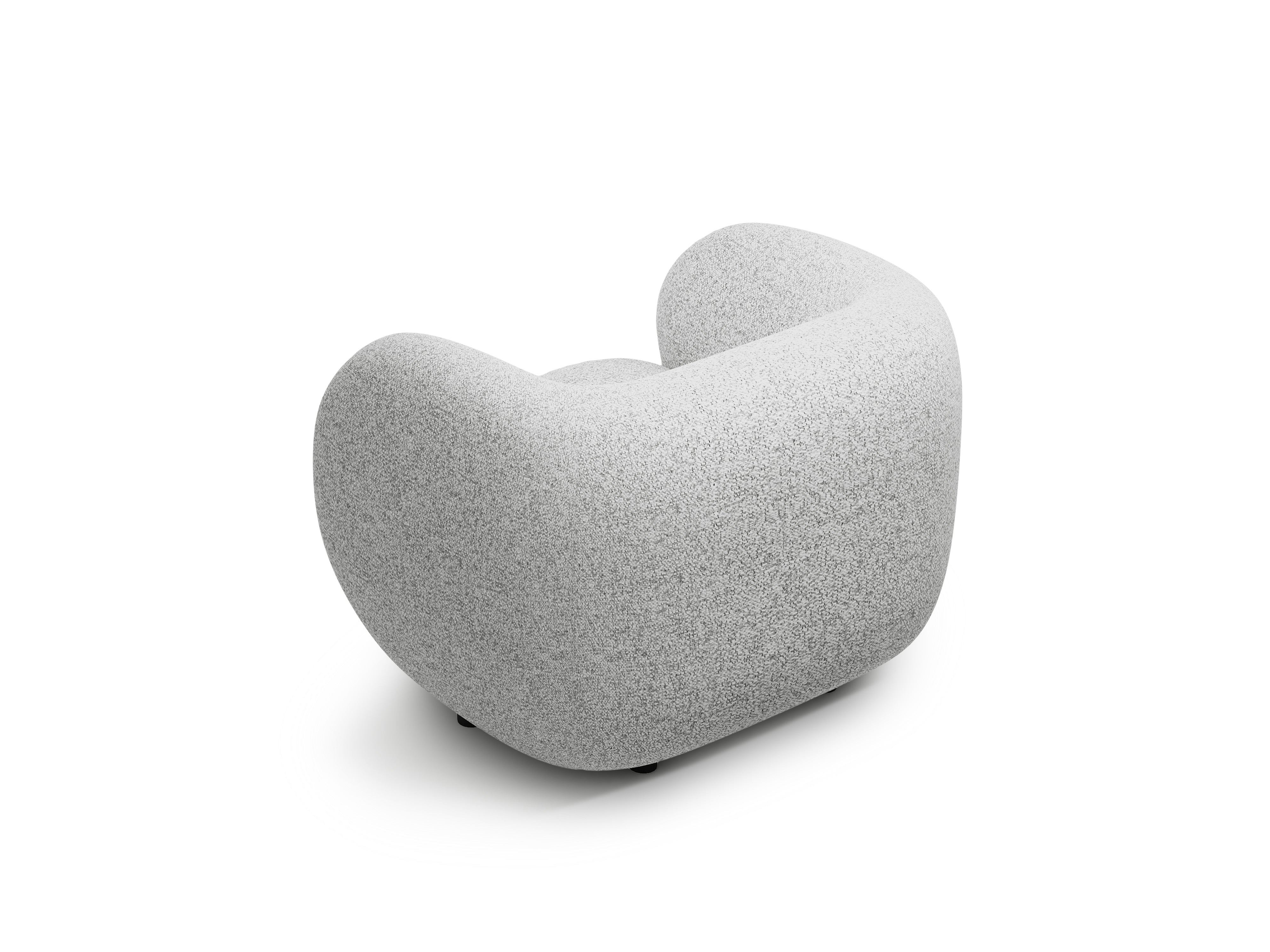 Sessel KATE hellgrau meliert