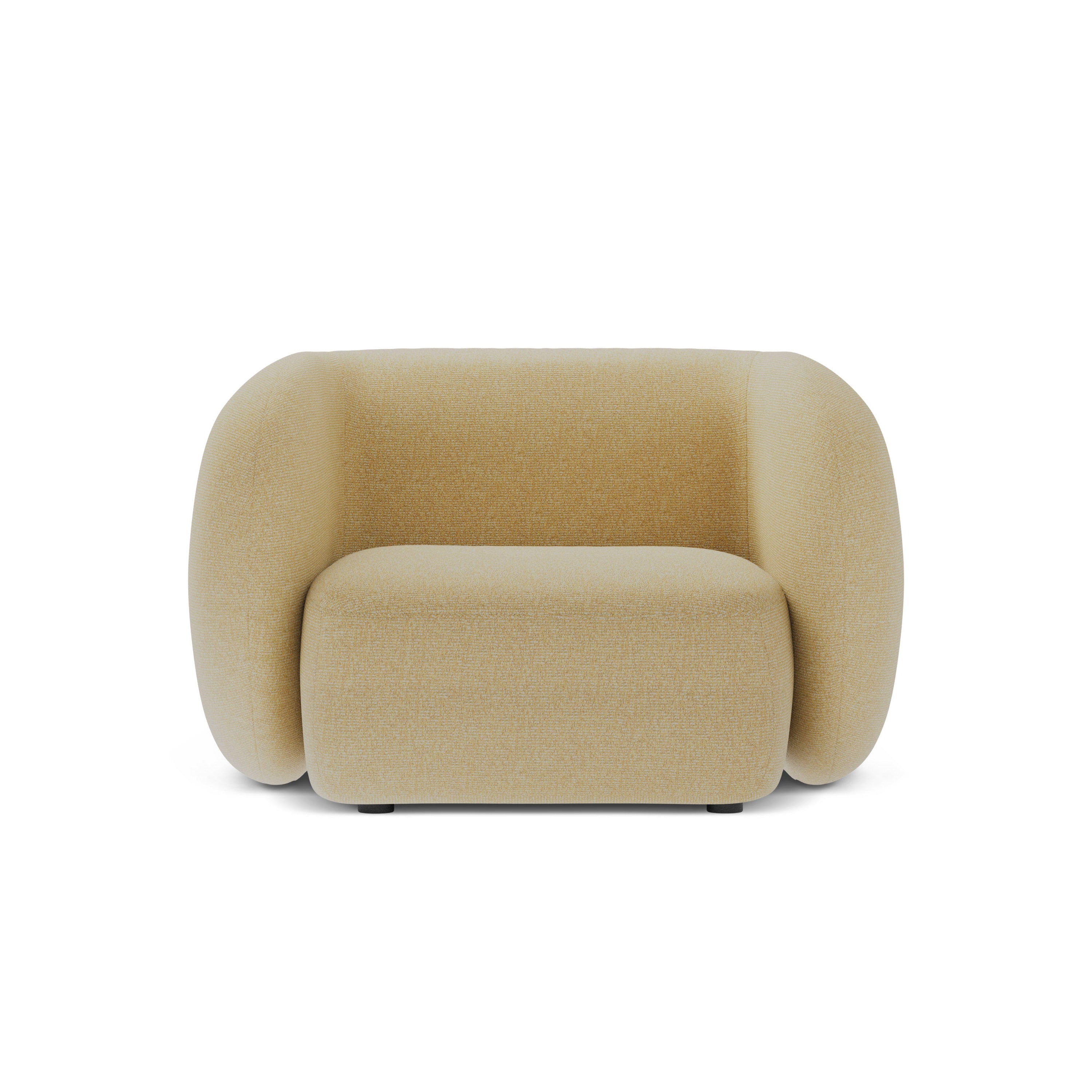 Fauteuil KATE gele mélange