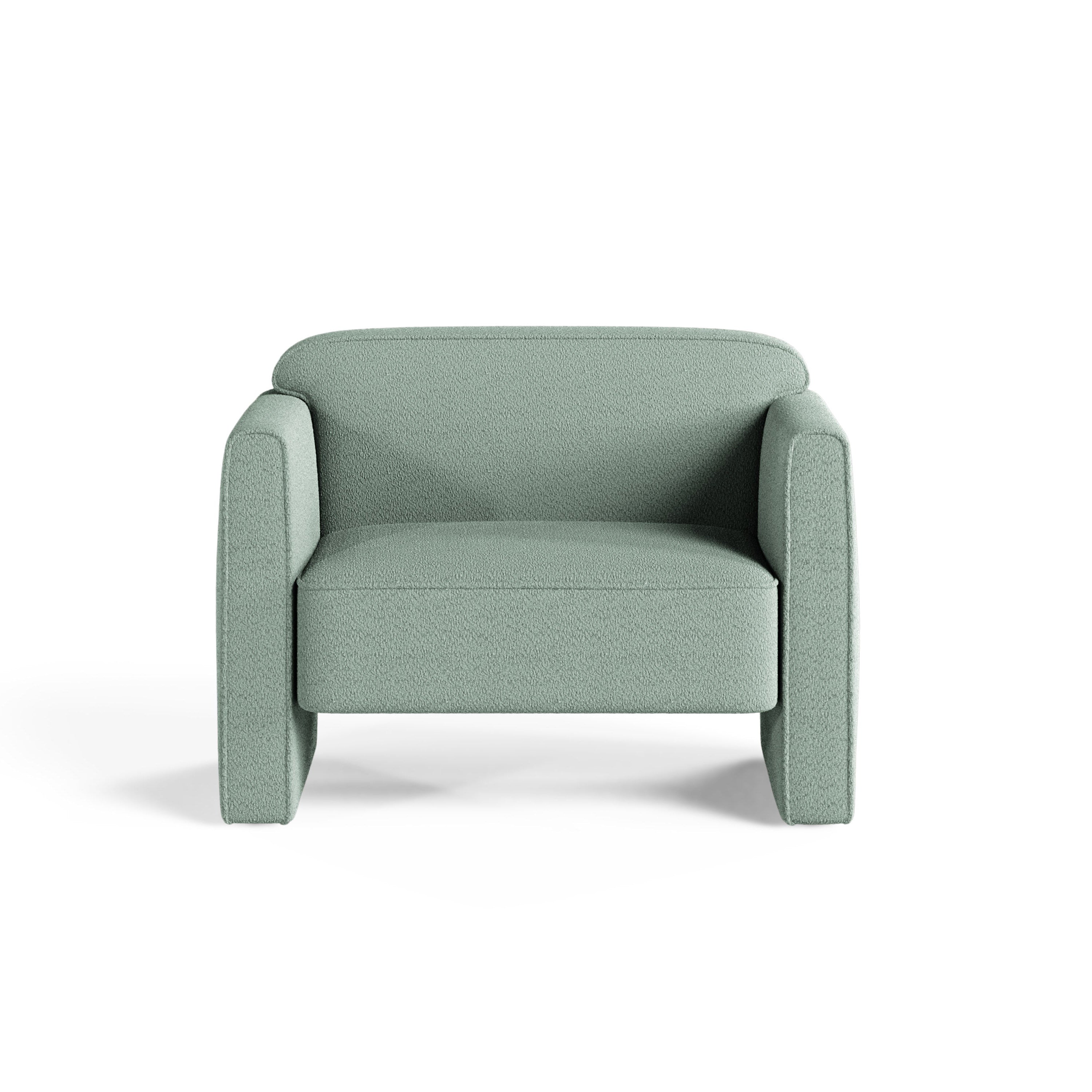 Mint Boucle Armchair ABBY [ewelina] [Amelia spr]