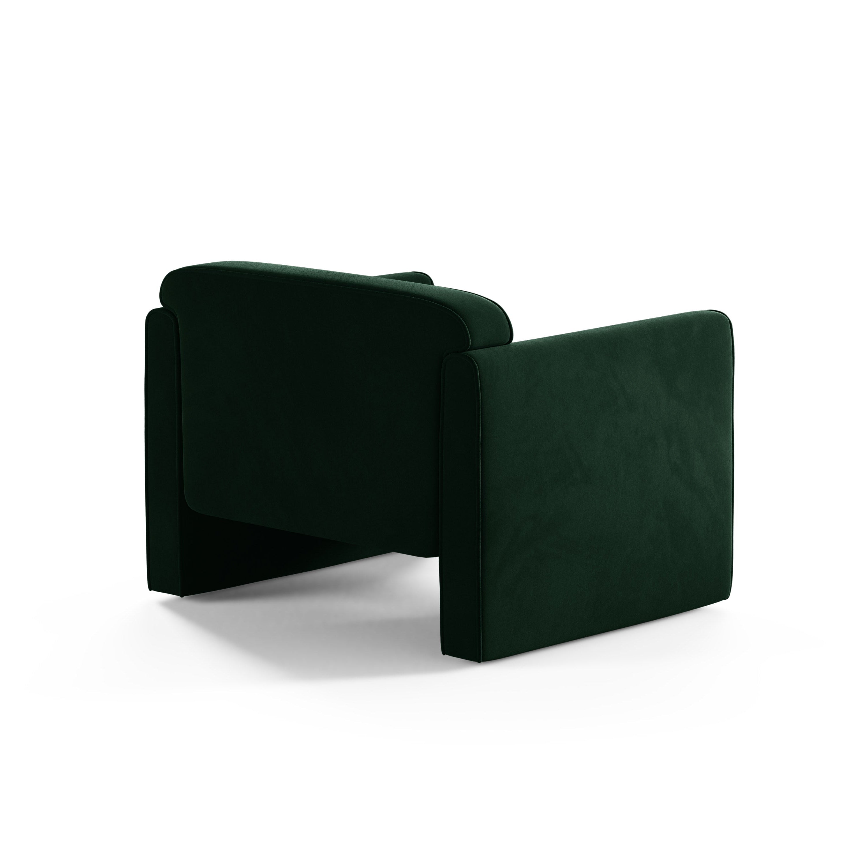 Velvet fauteuil ABBY donkergroen