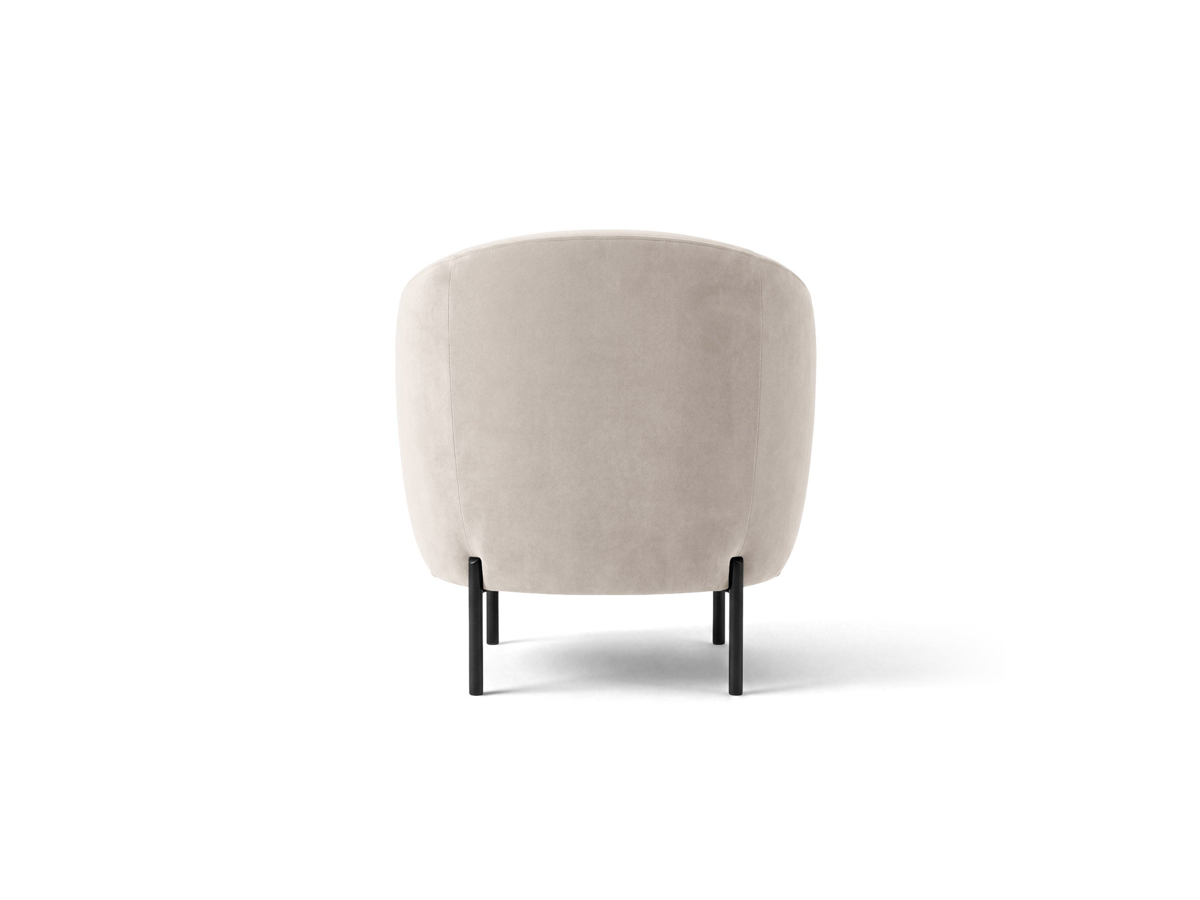 Velours fauteuil AMALTA beige