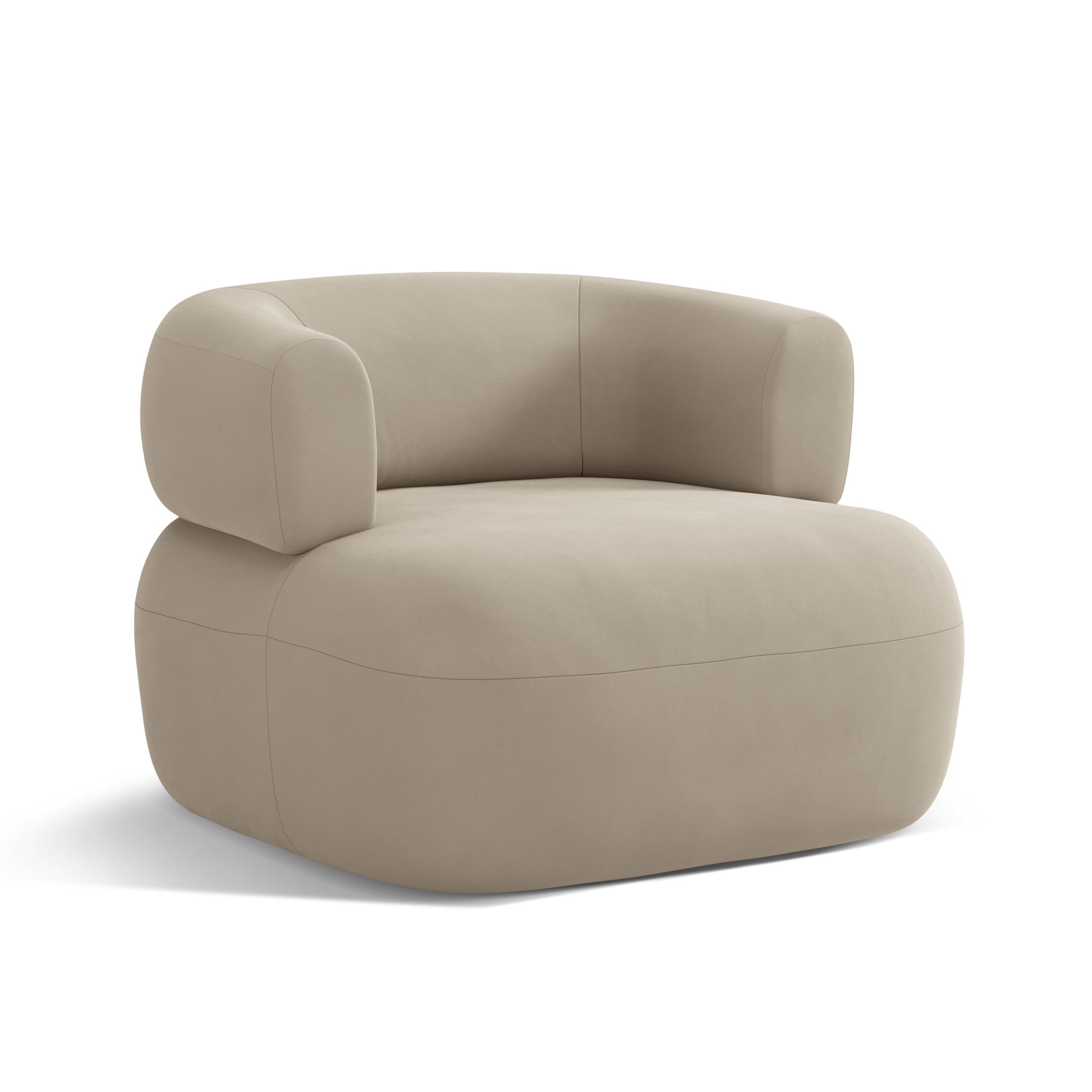 Velvet fauteuil JENNY beige [ewelina] [Amelia spr]