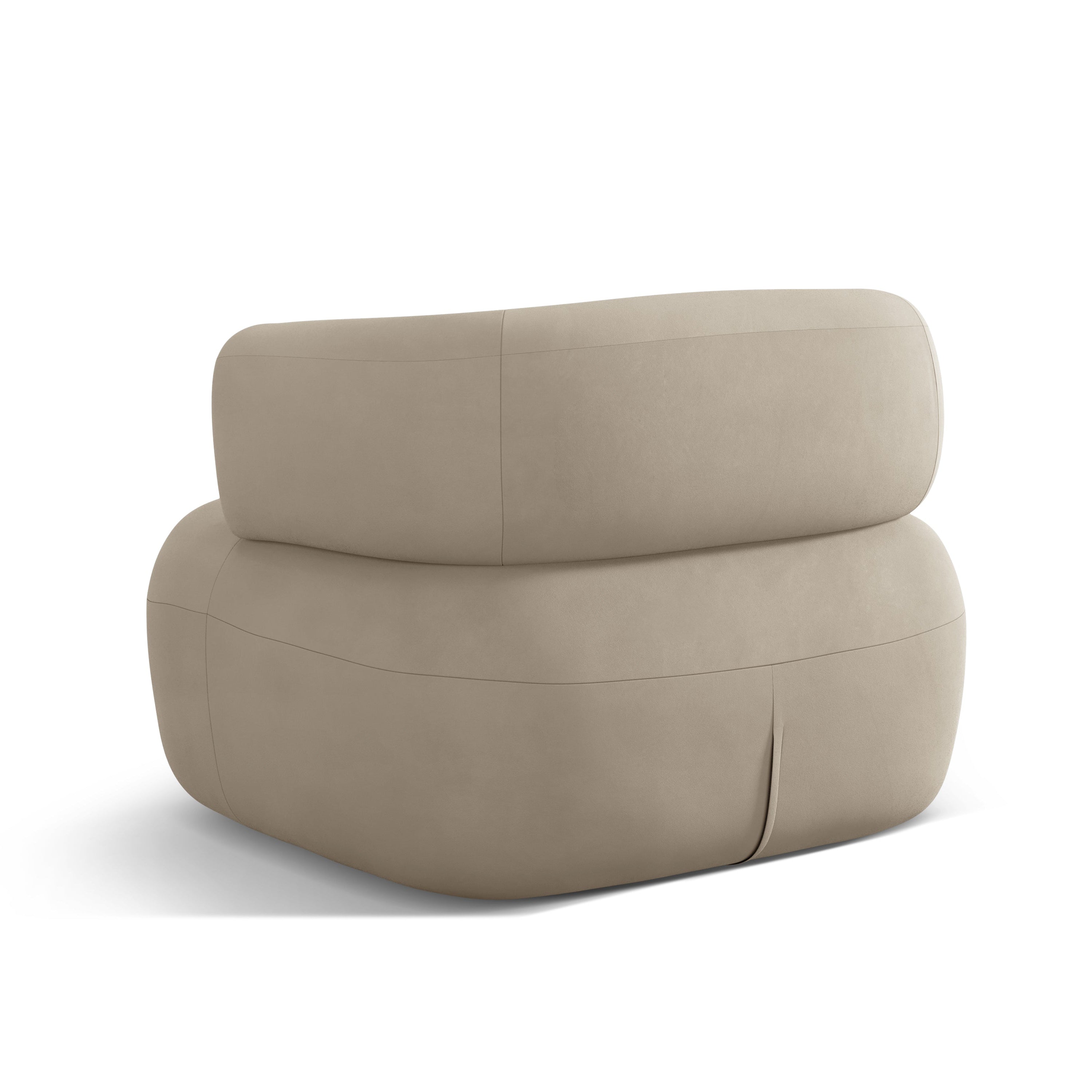 Velvet fauteuil JENNY beige [ewelina] [Amelia spr]