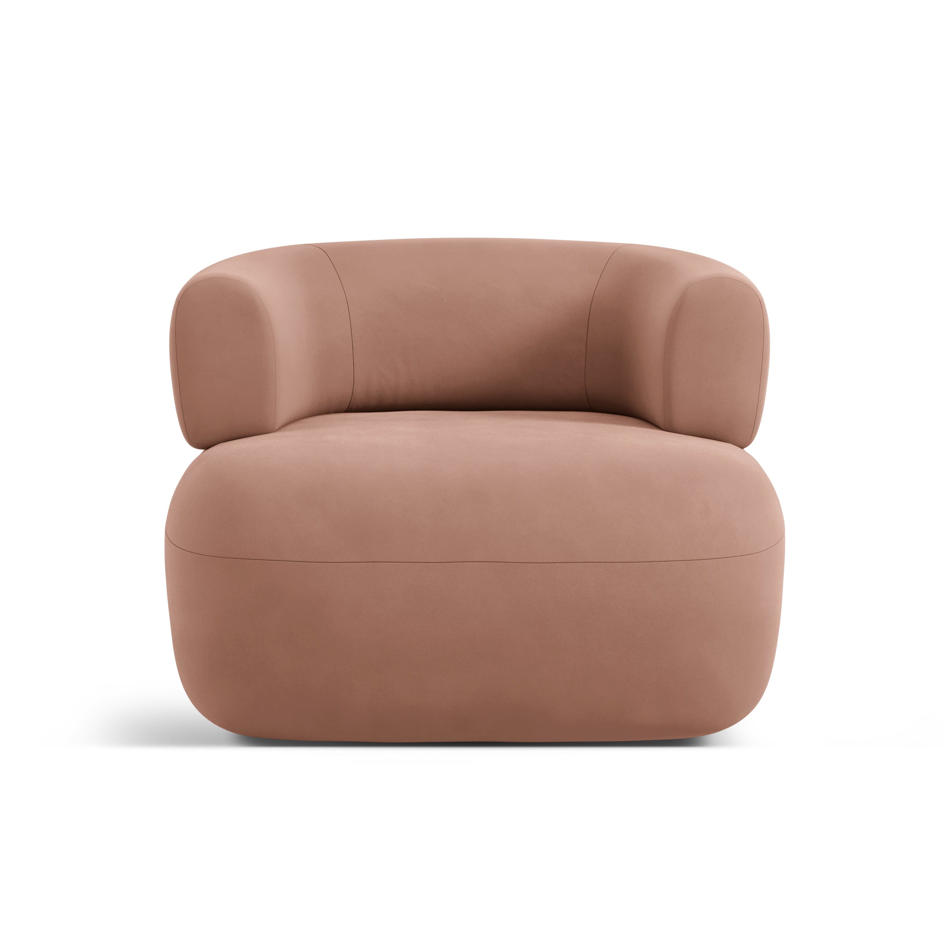 Fluwelen fauteuil JENNY roze [ewelina] [Amelia spr]