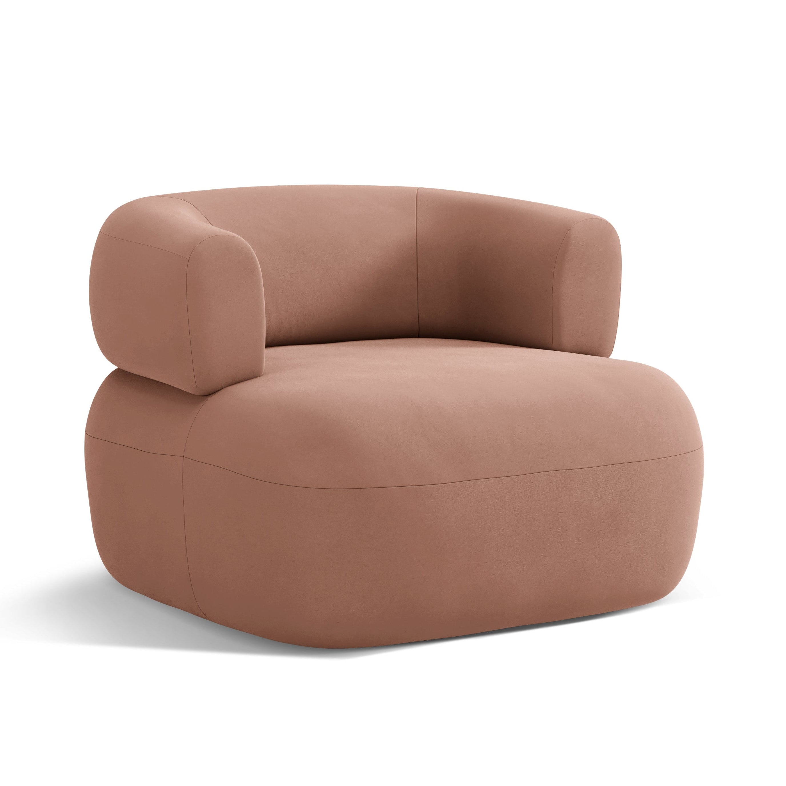 Fluwelen fauteuil JENNY roze [ewelina] [Amelia spr]