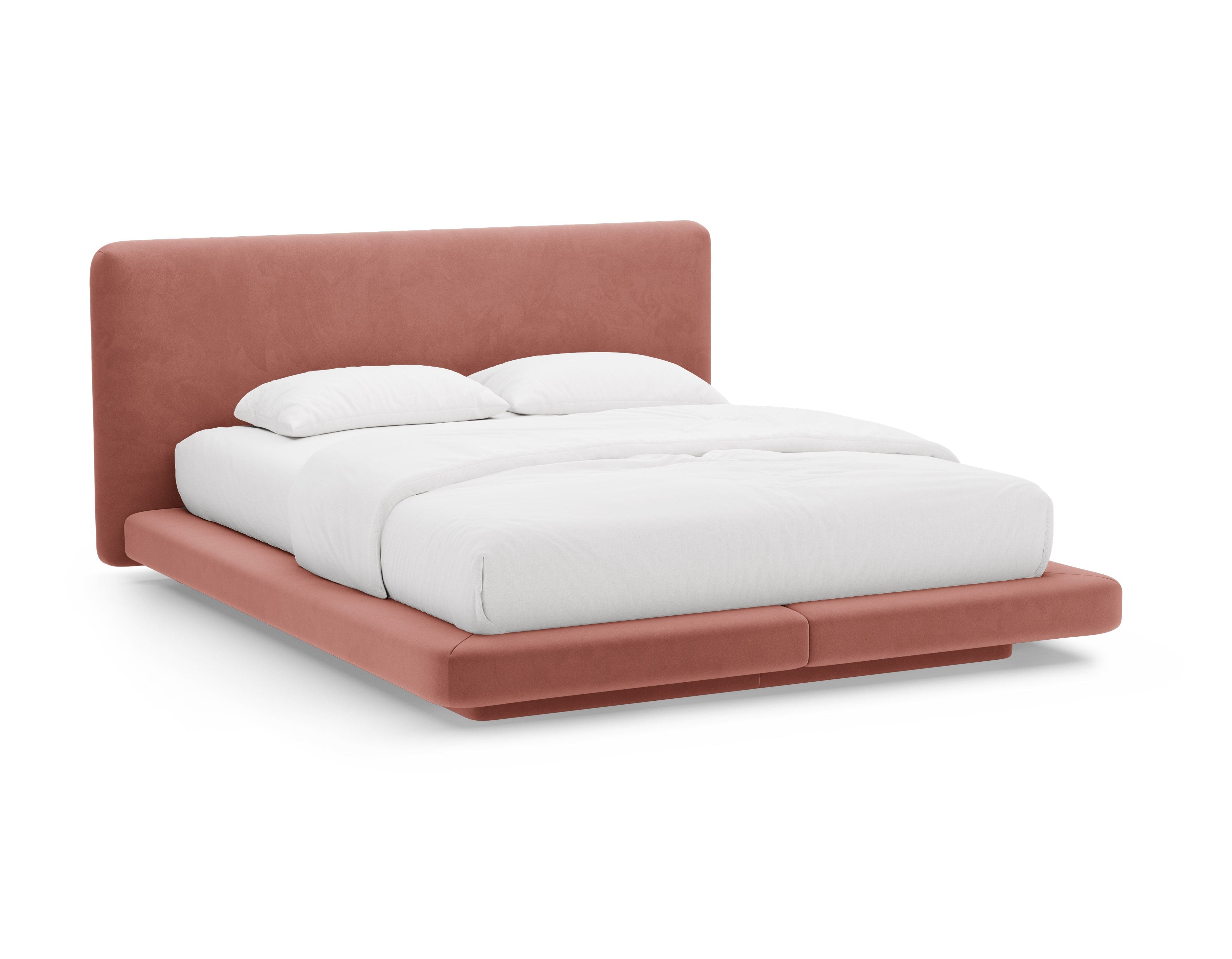 Samtbett LINEA rosa
