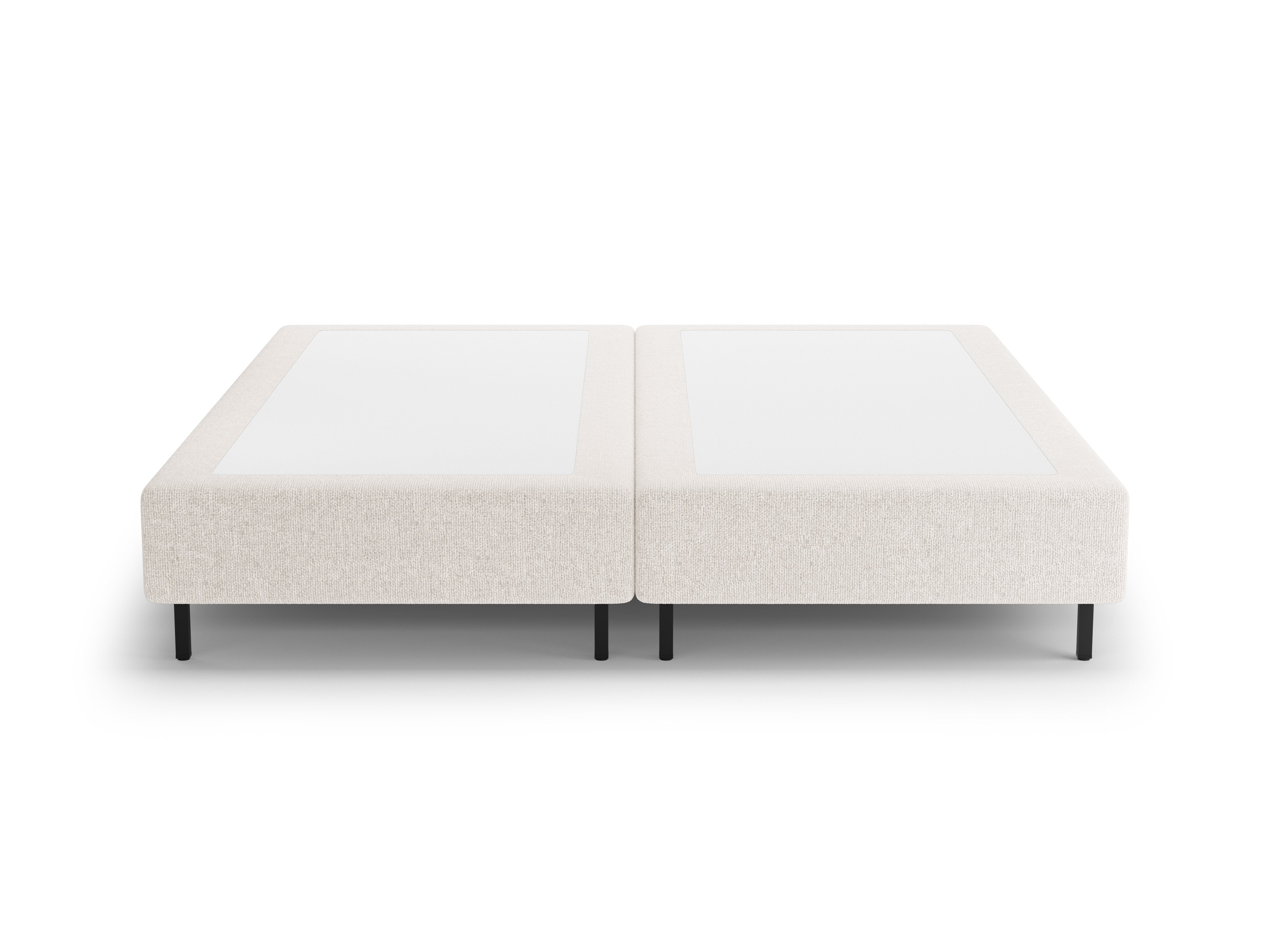 Bett WHALE hellbeige Chenille