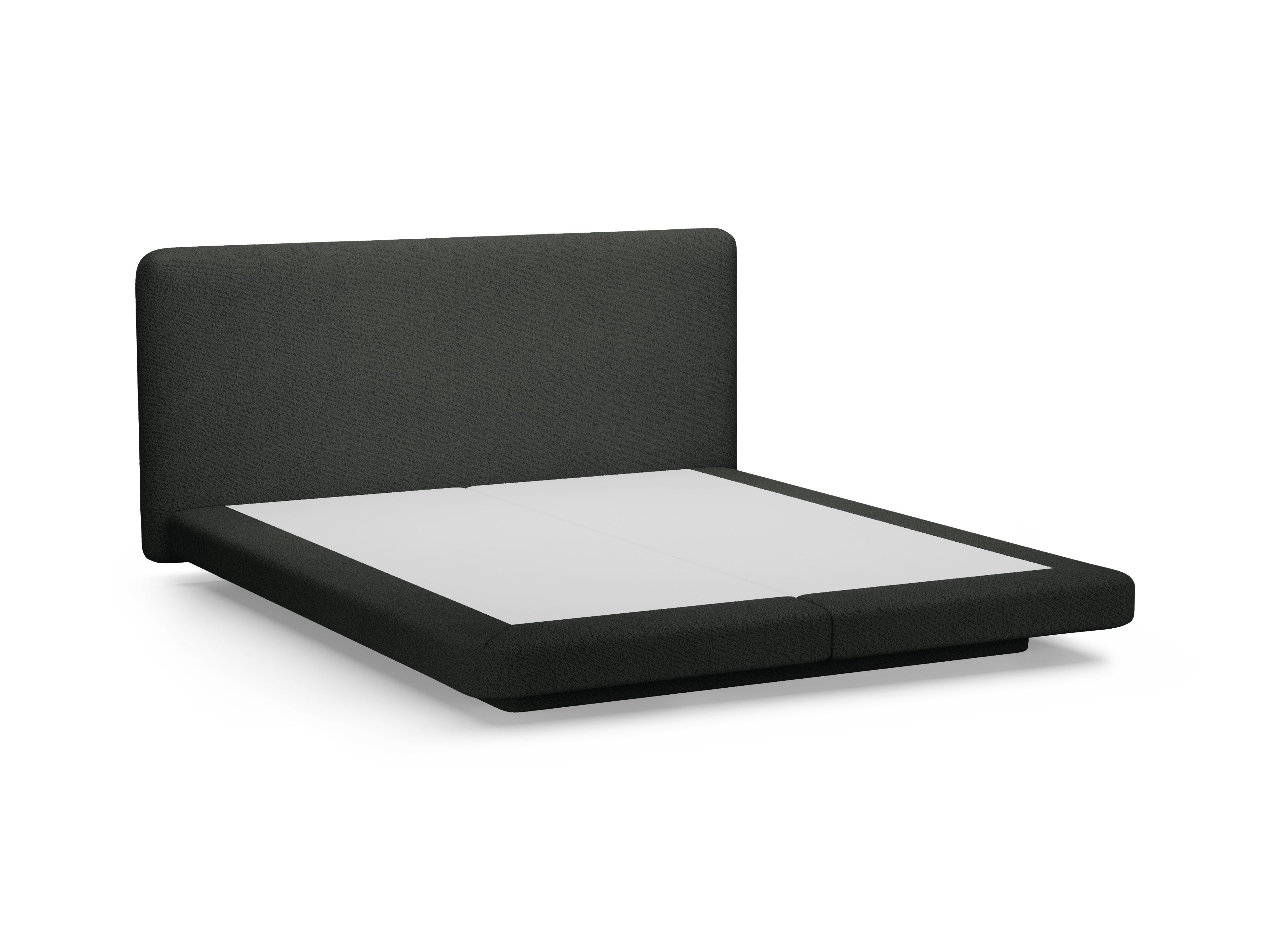Bed LINEA zwart boucle