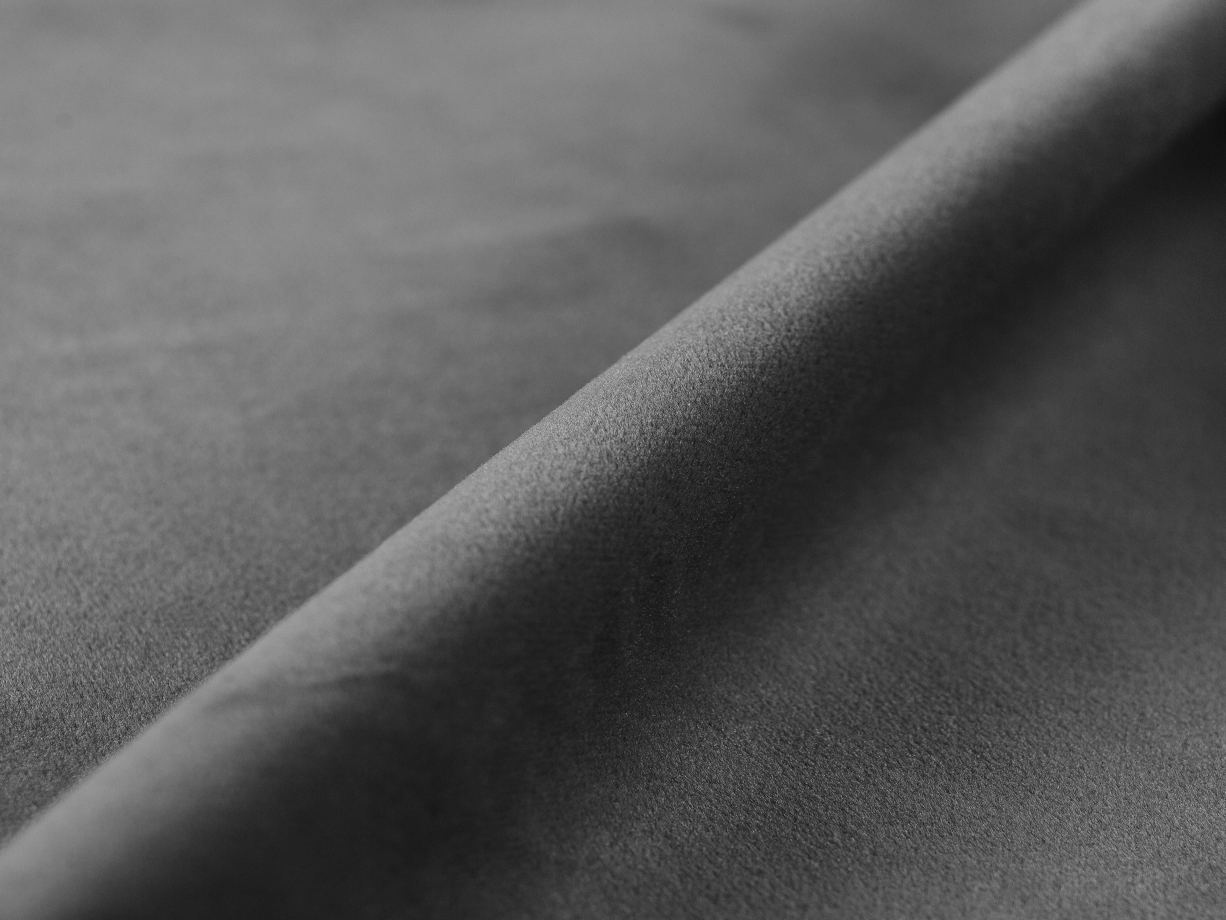 Fluwelen bed WHALE grijs
