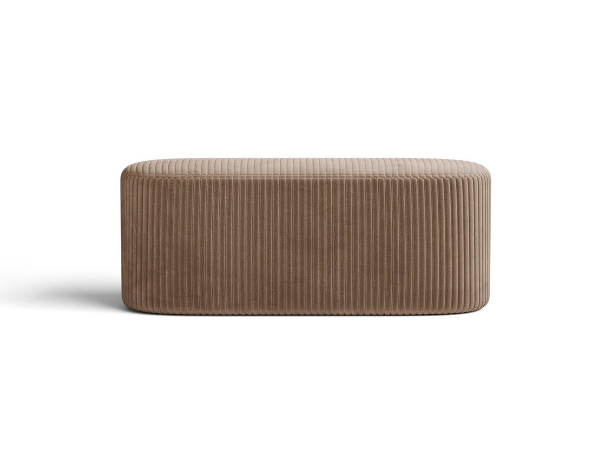 Ławka sztruksowa DIA ciemnobeżowy – Micadoni