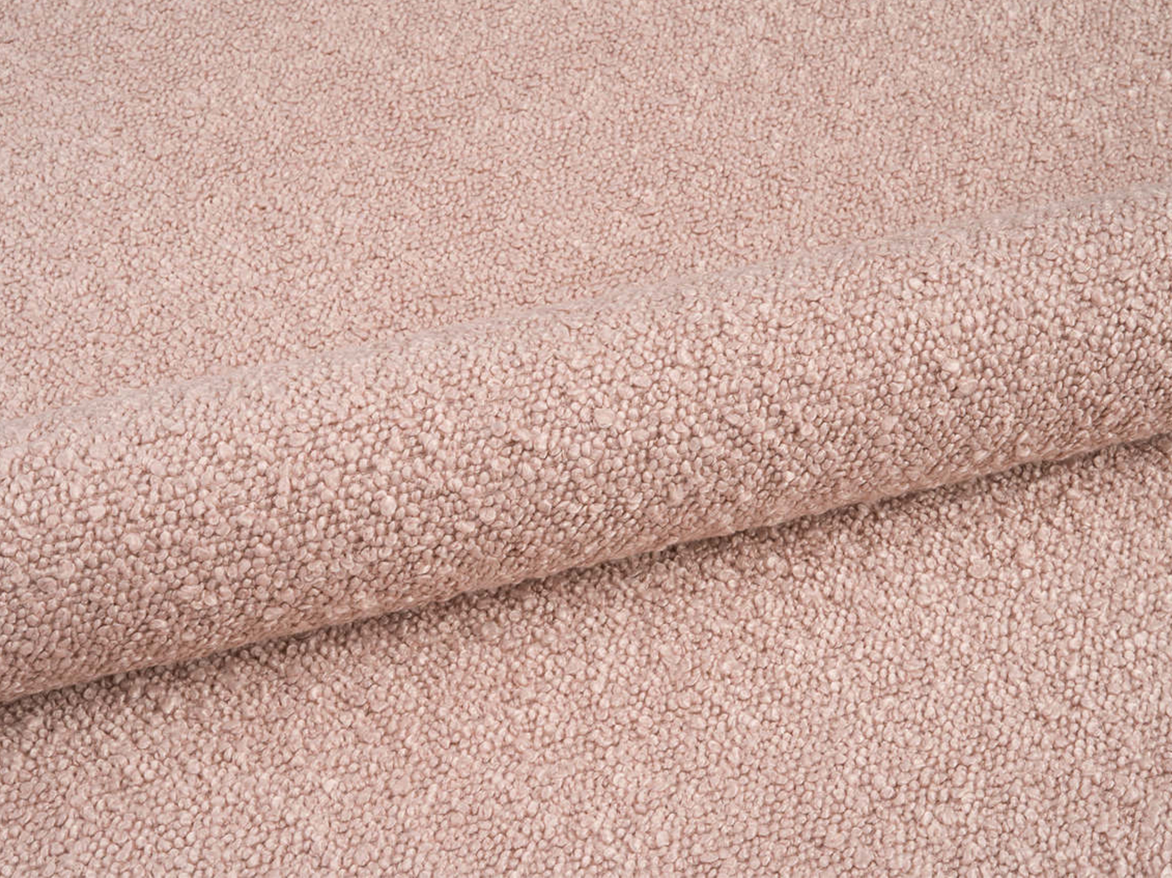 Bed AVELINE poederroze boucle