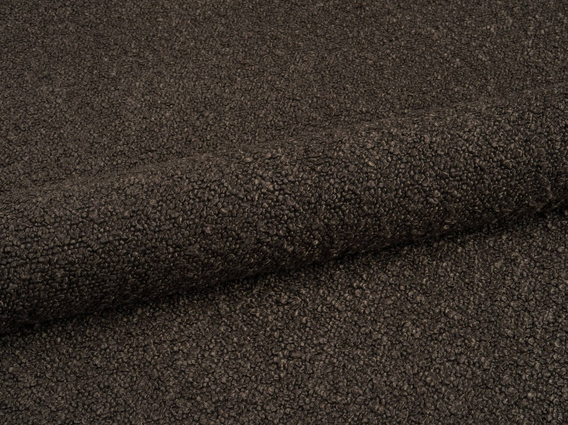 Bett AVELINE braunes Boucle