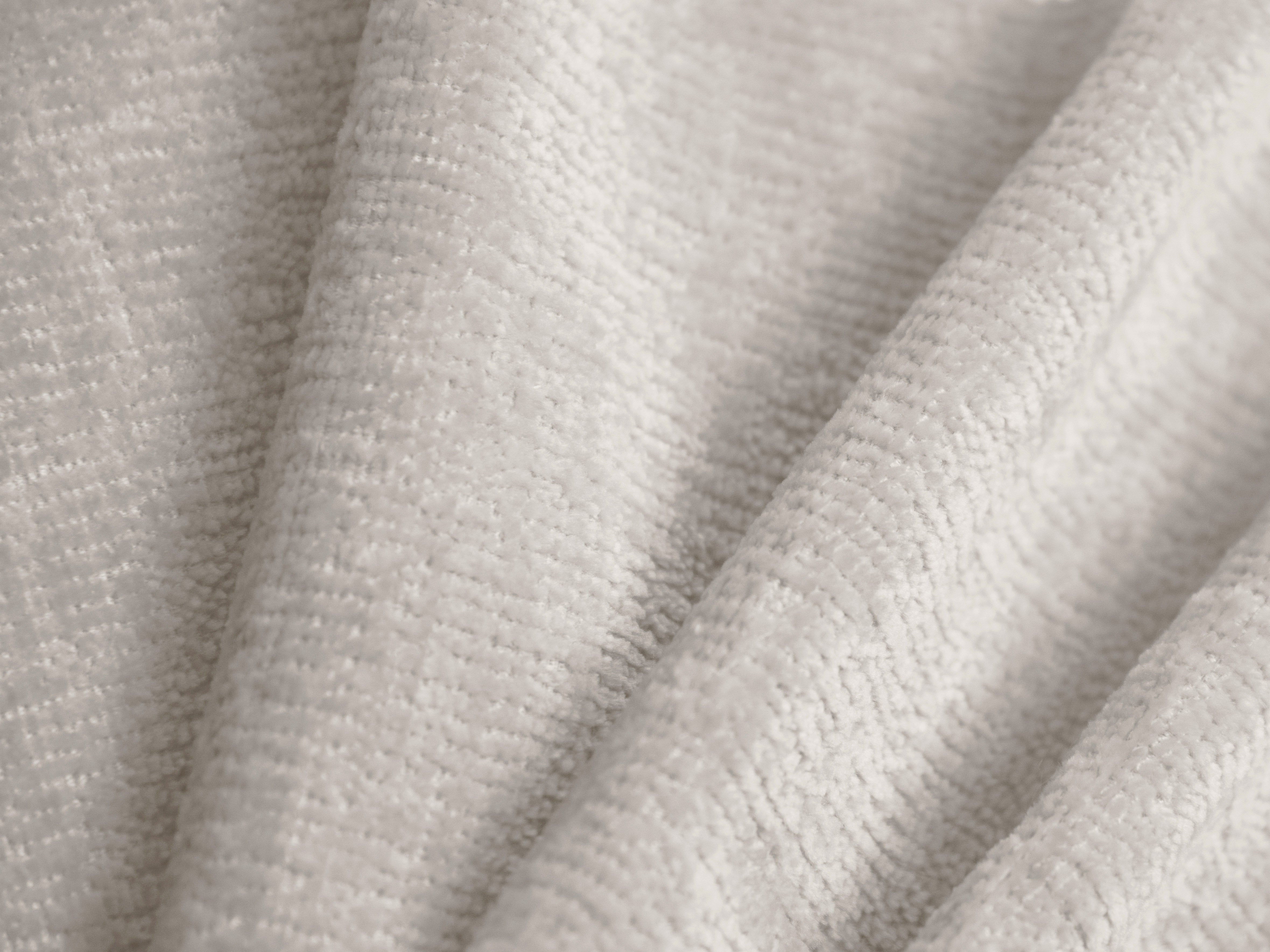 Bed SOLANGE lichtbeige chenille