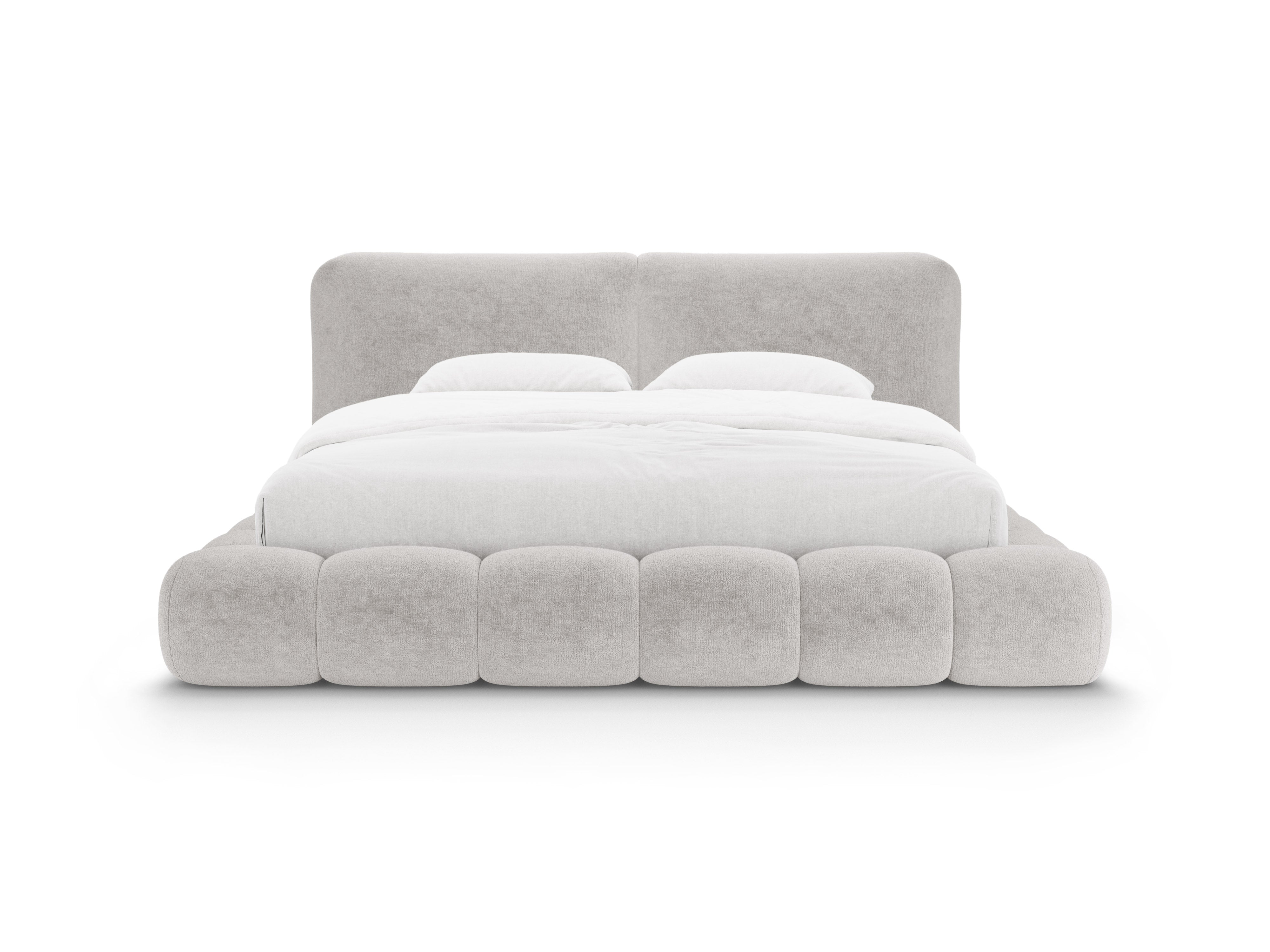 Bett SOLANGE beige Chenille