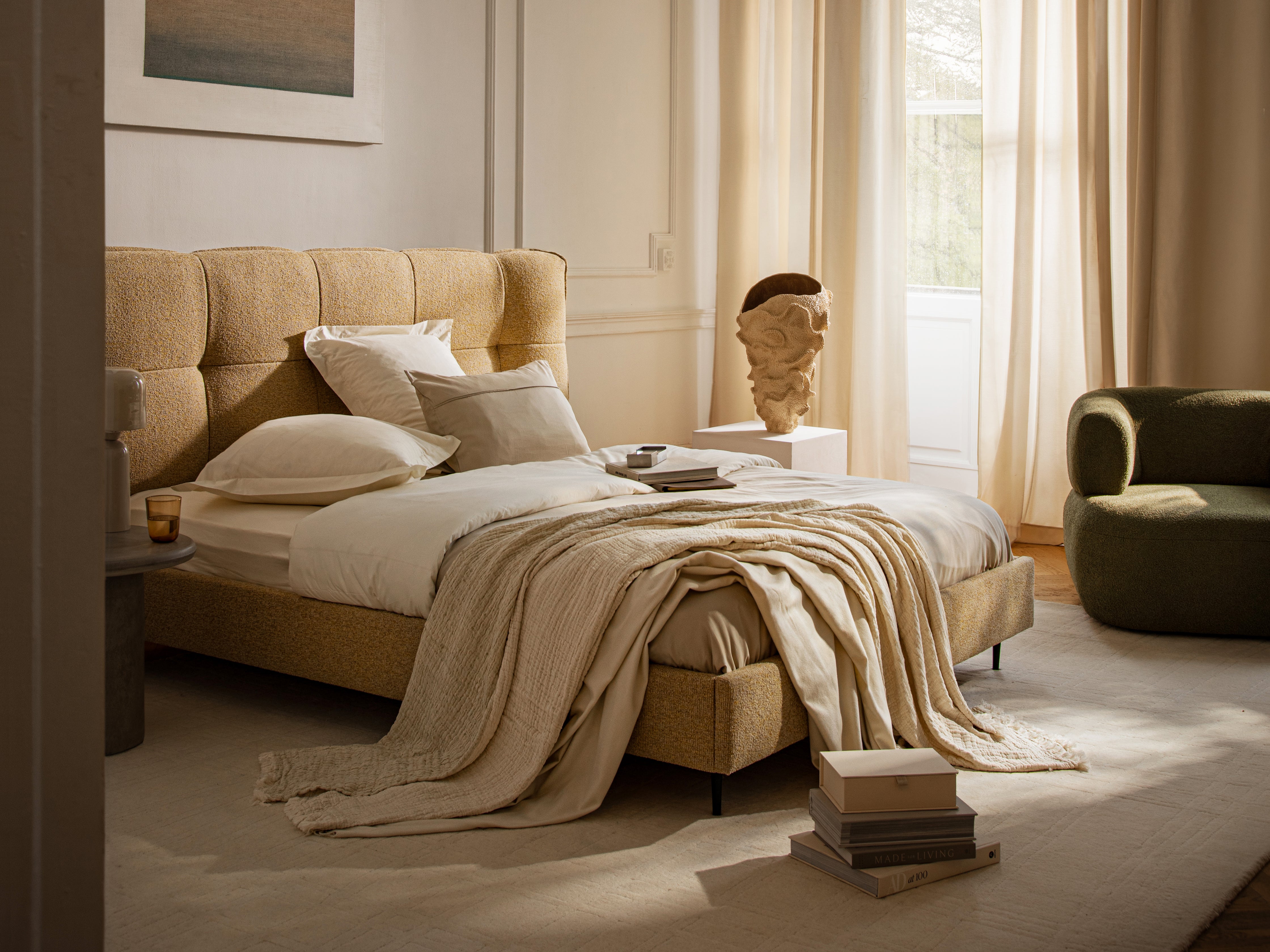 Velvet Bed ERIC Terracotta