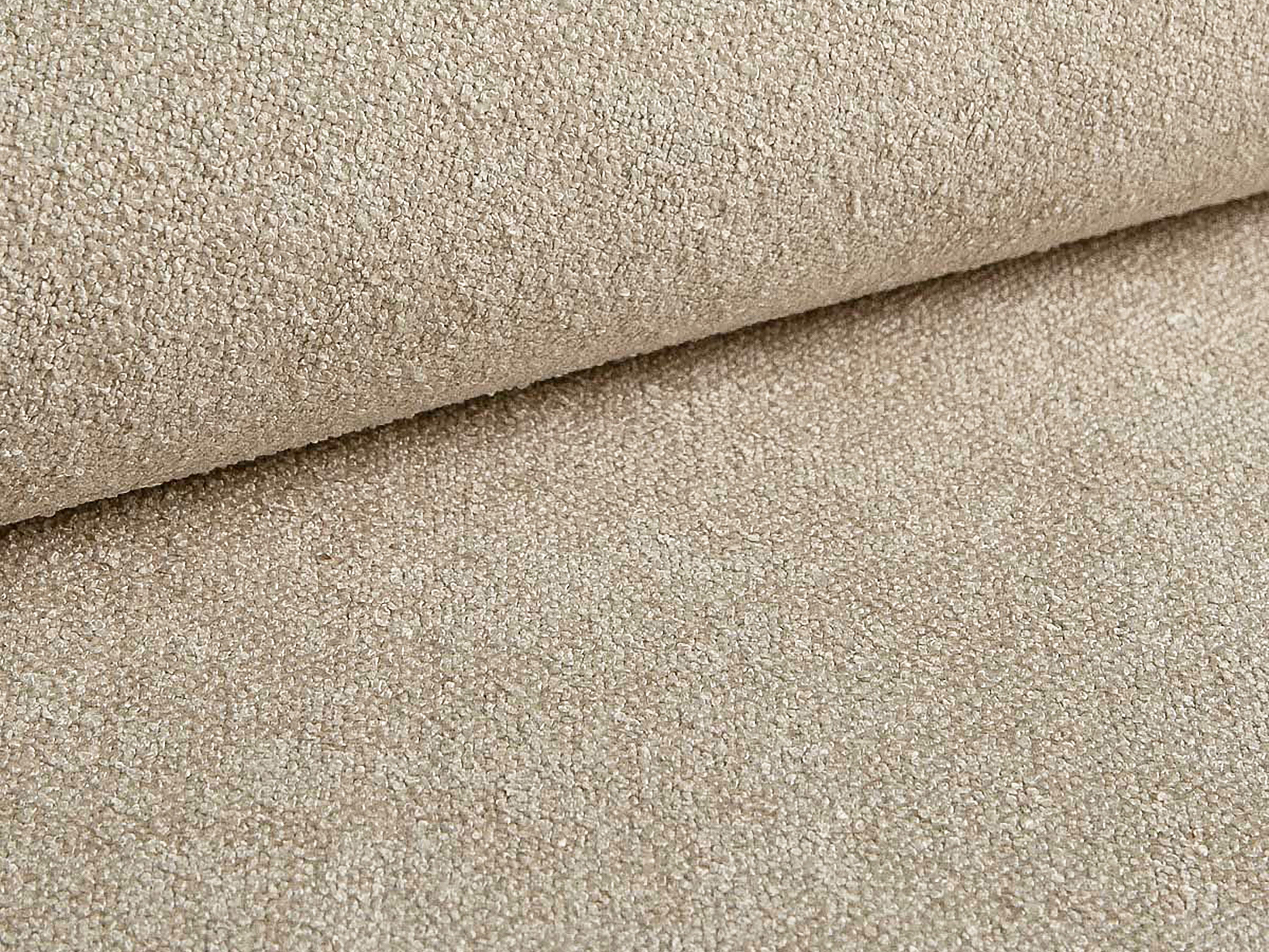 Bed ERIC lichtbeige boucle