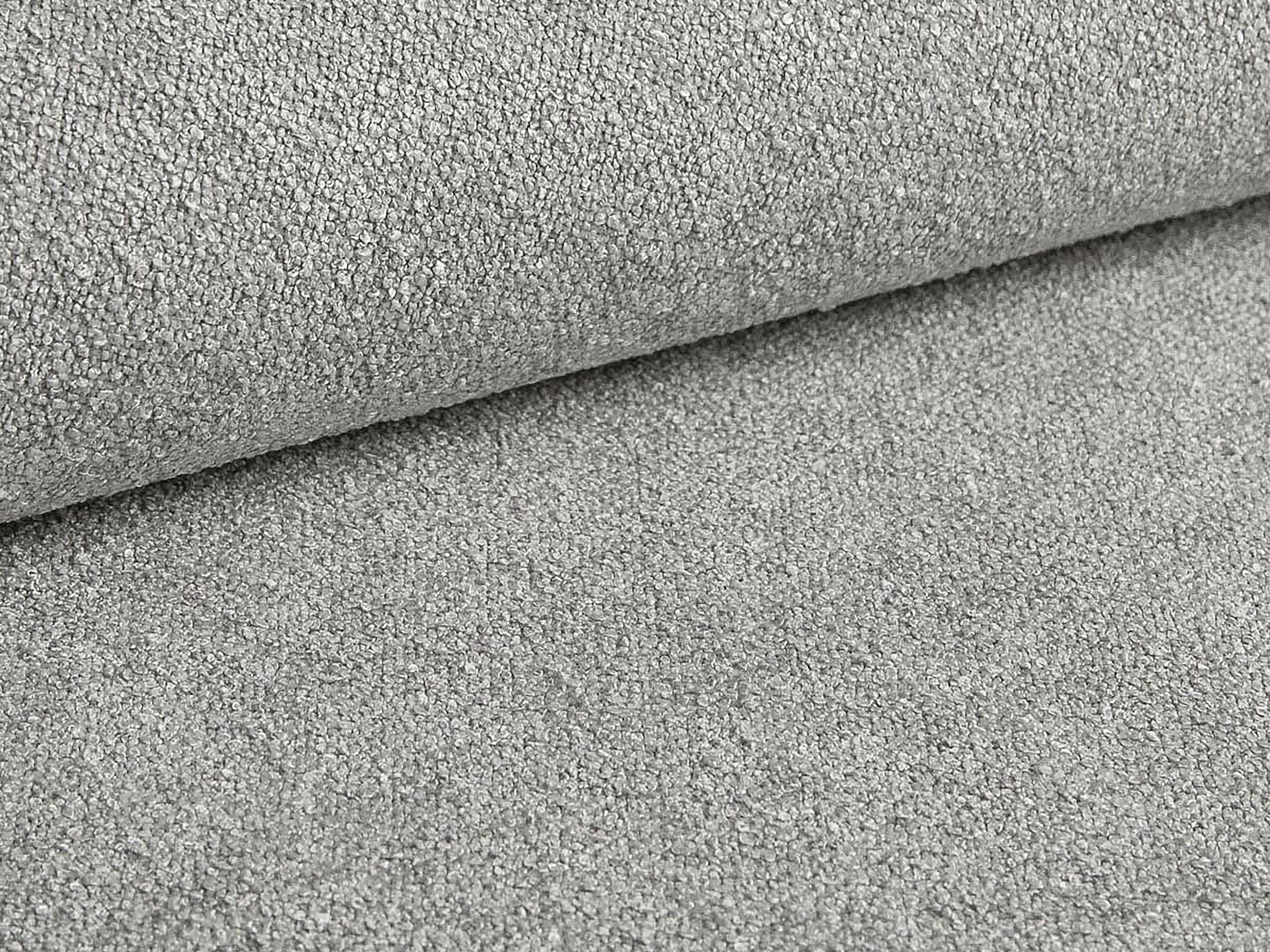 Bed ERIC lichtgrijs boucle