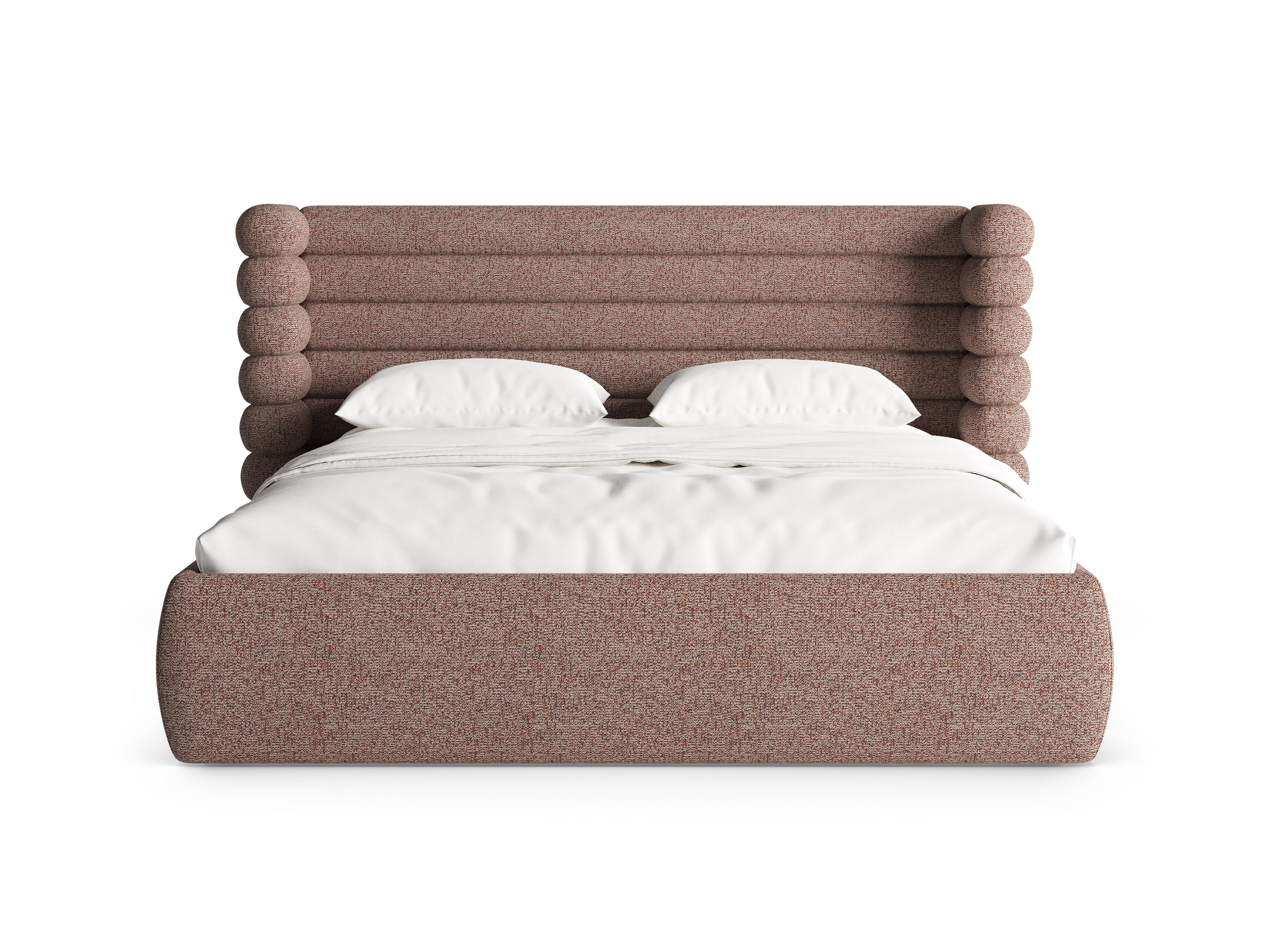 Bed MOUNT vuilroze melange