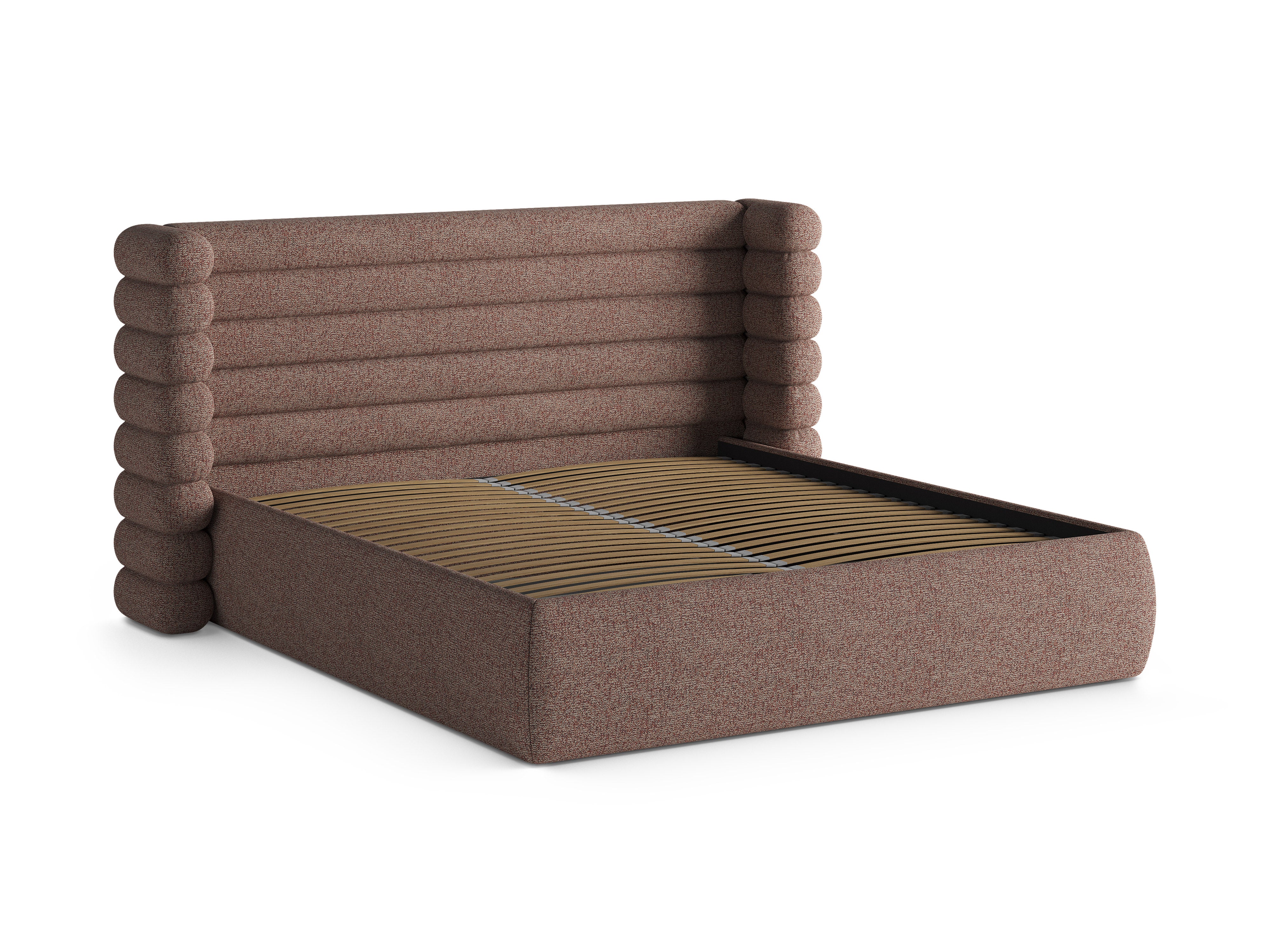 Bed MOUNT vuilroze melange