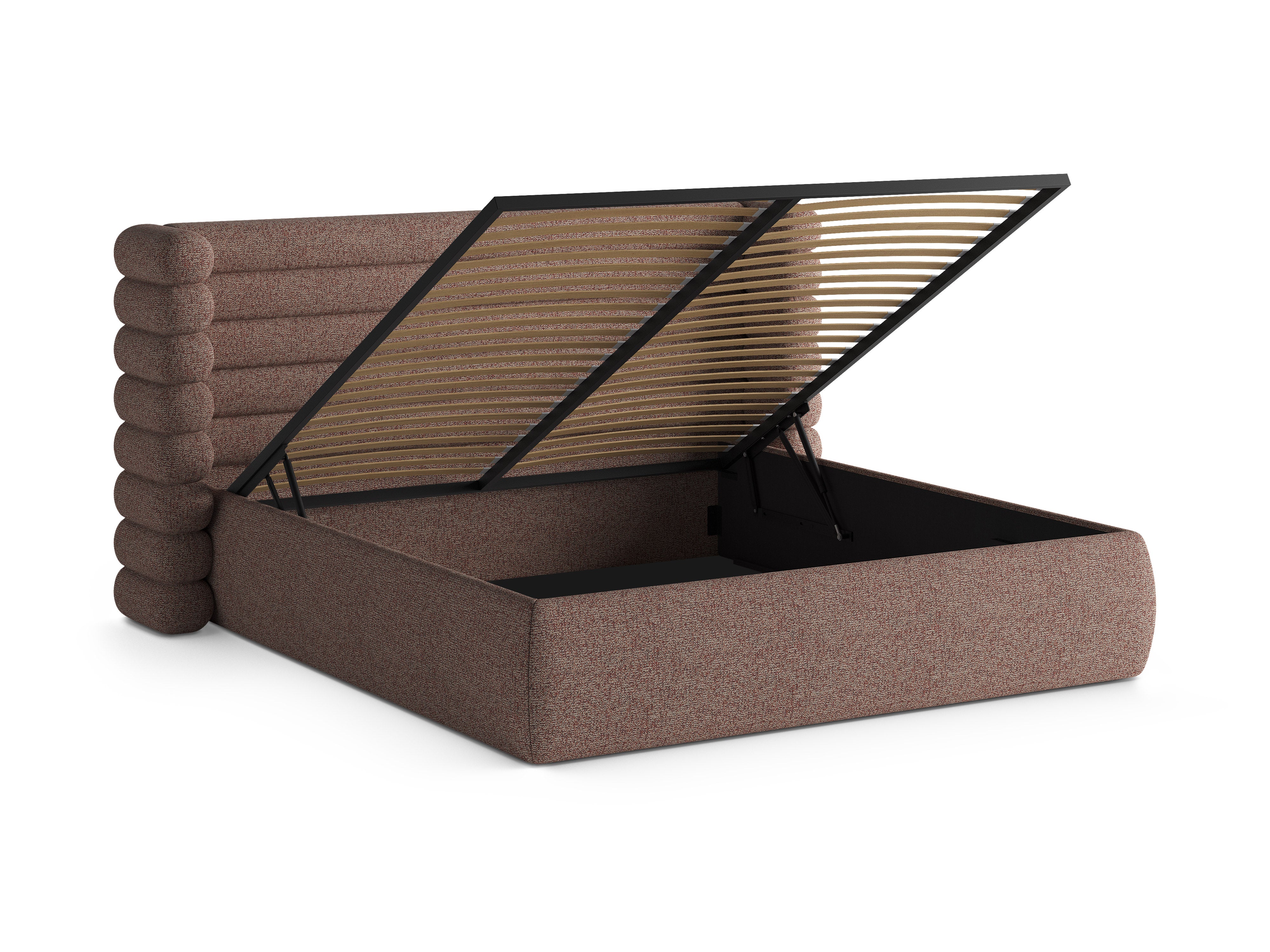 Bed MOUNT vuilroze melange