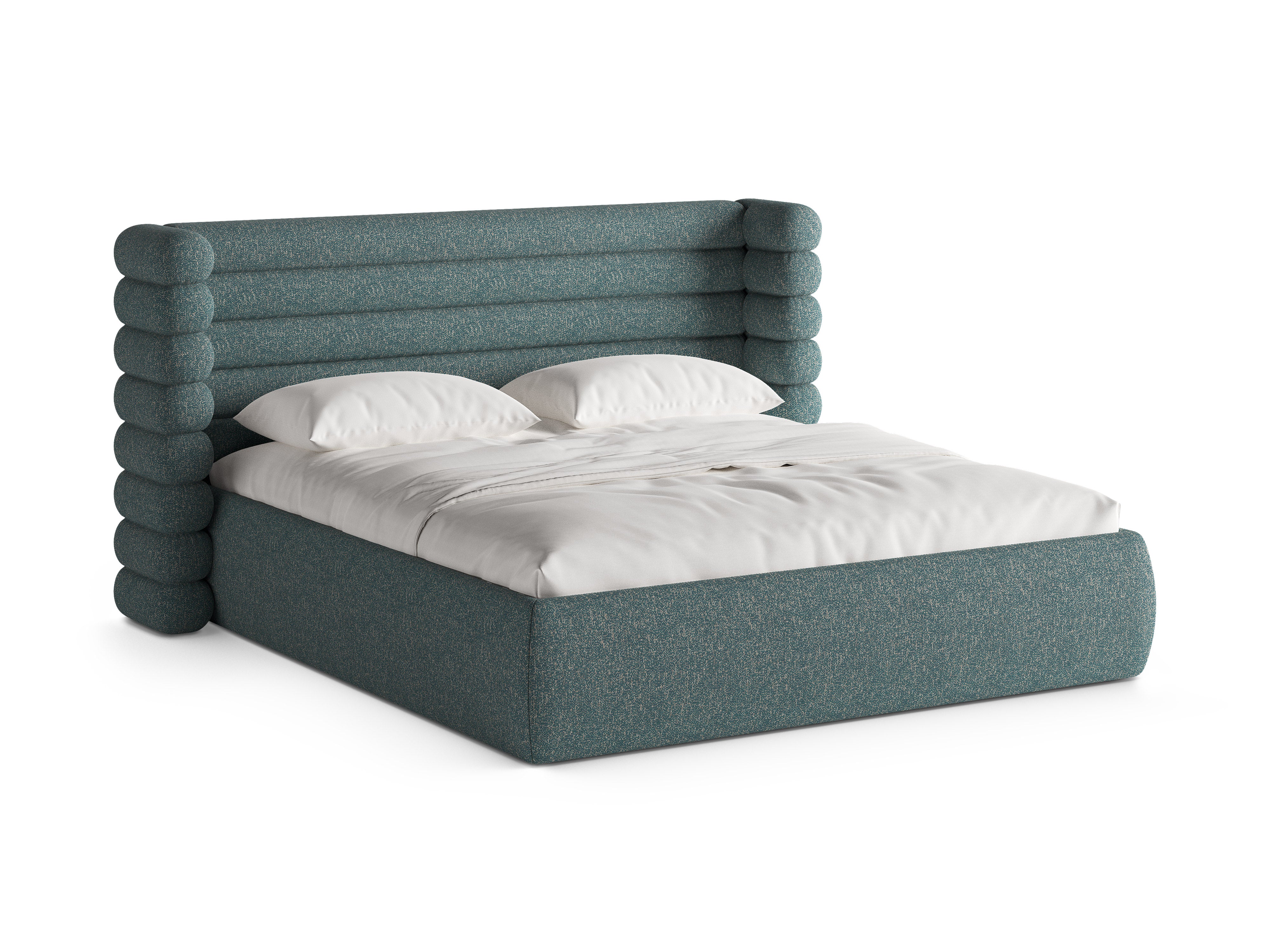 Bed MOUNT blauw melange