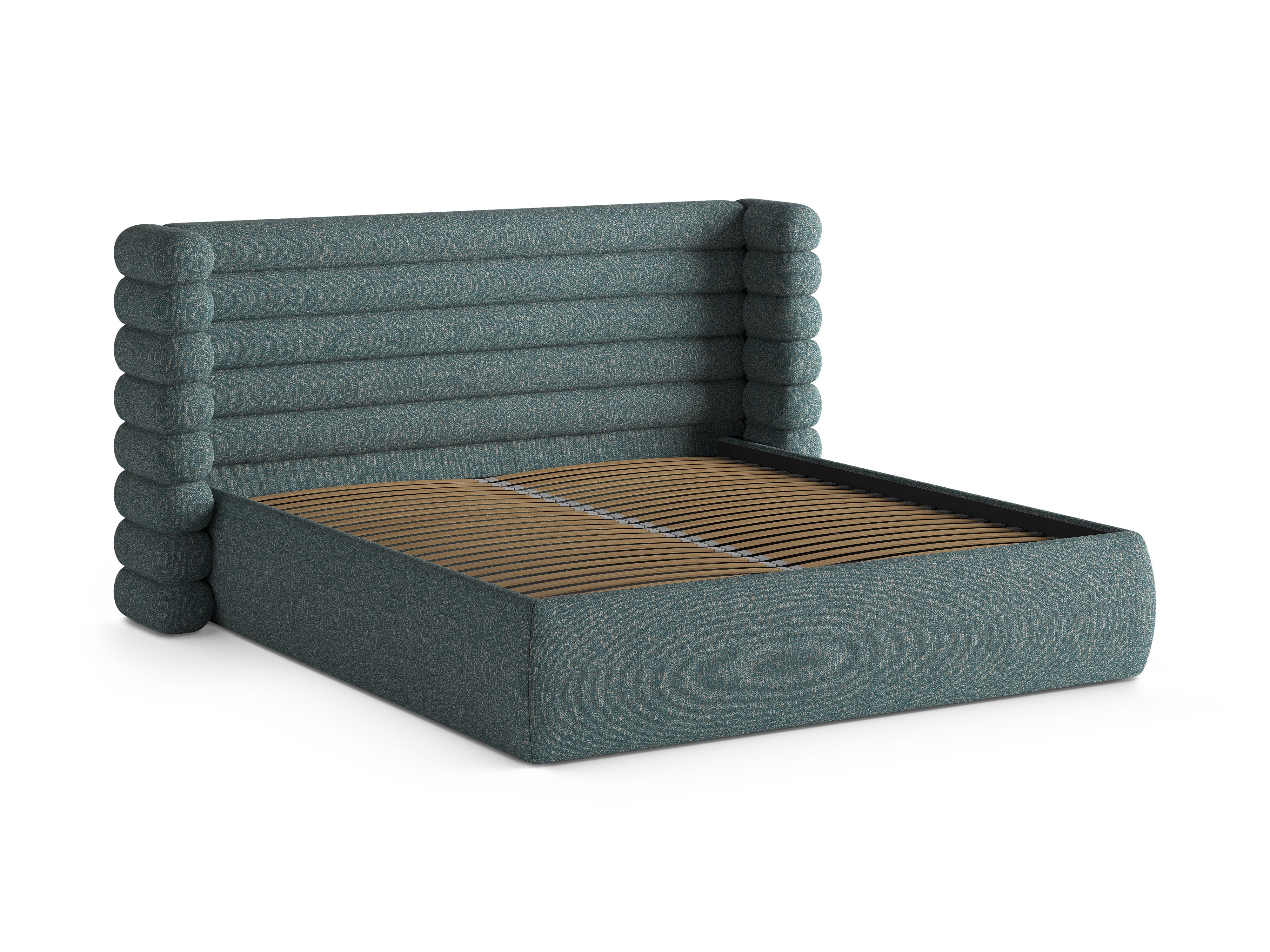 Bed MOUNT blauw melange
