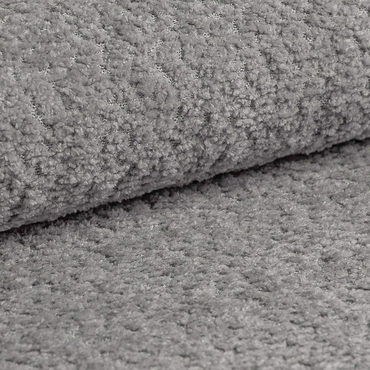 Bett MOUNT graues Boucle