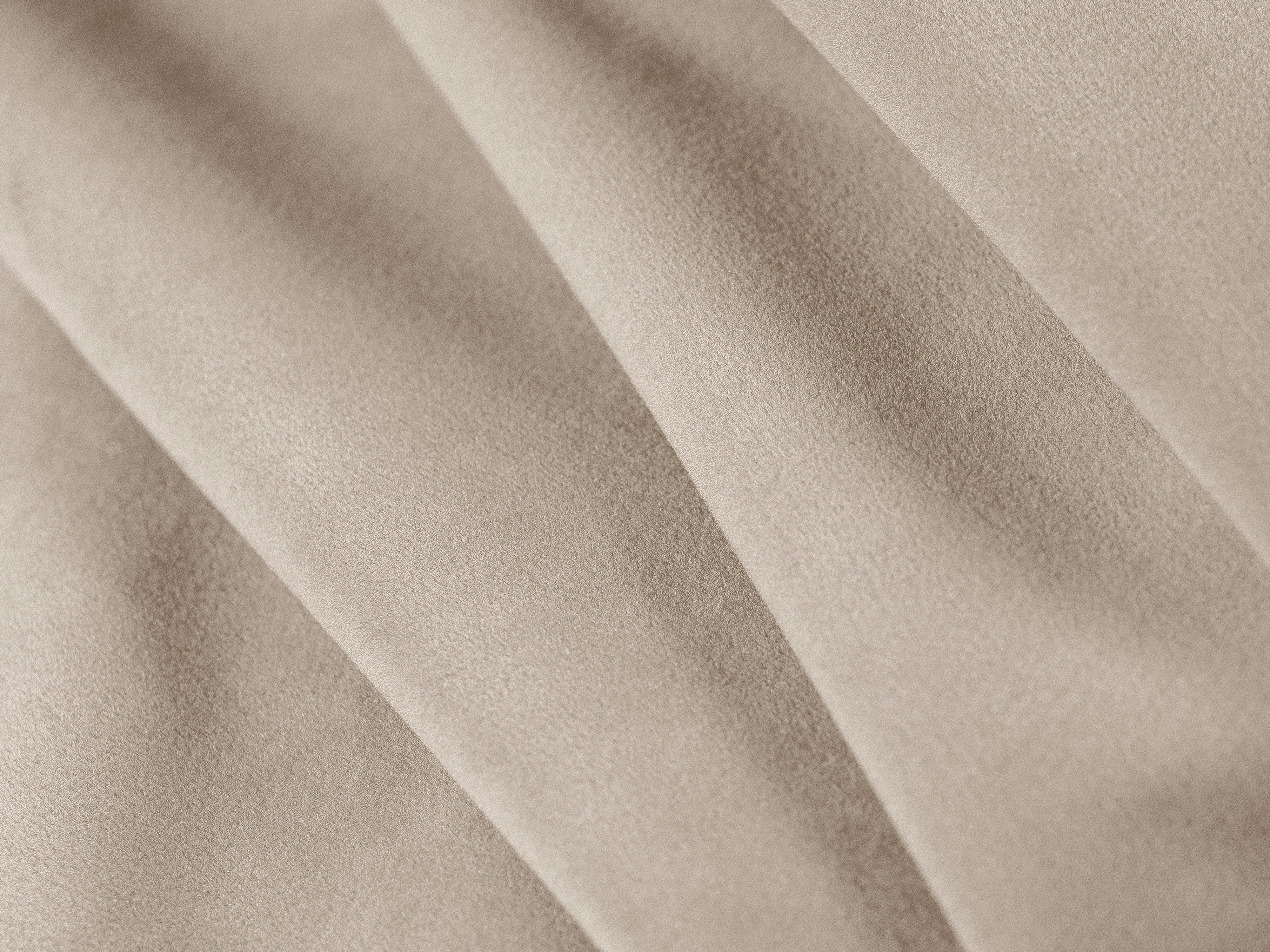 Velvet bed MOUNT beige