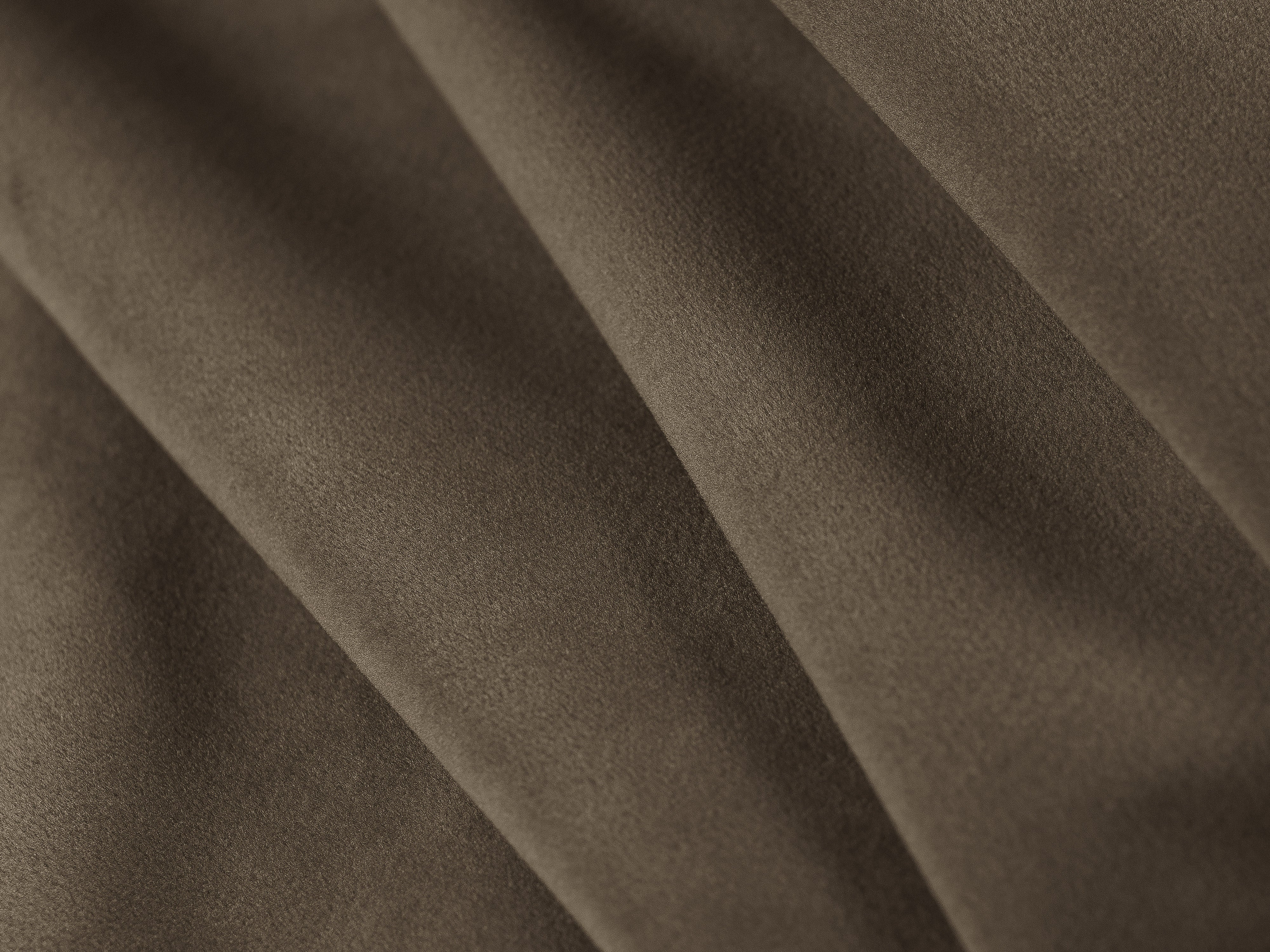 Velvet bed MOUNT grijs bruin
