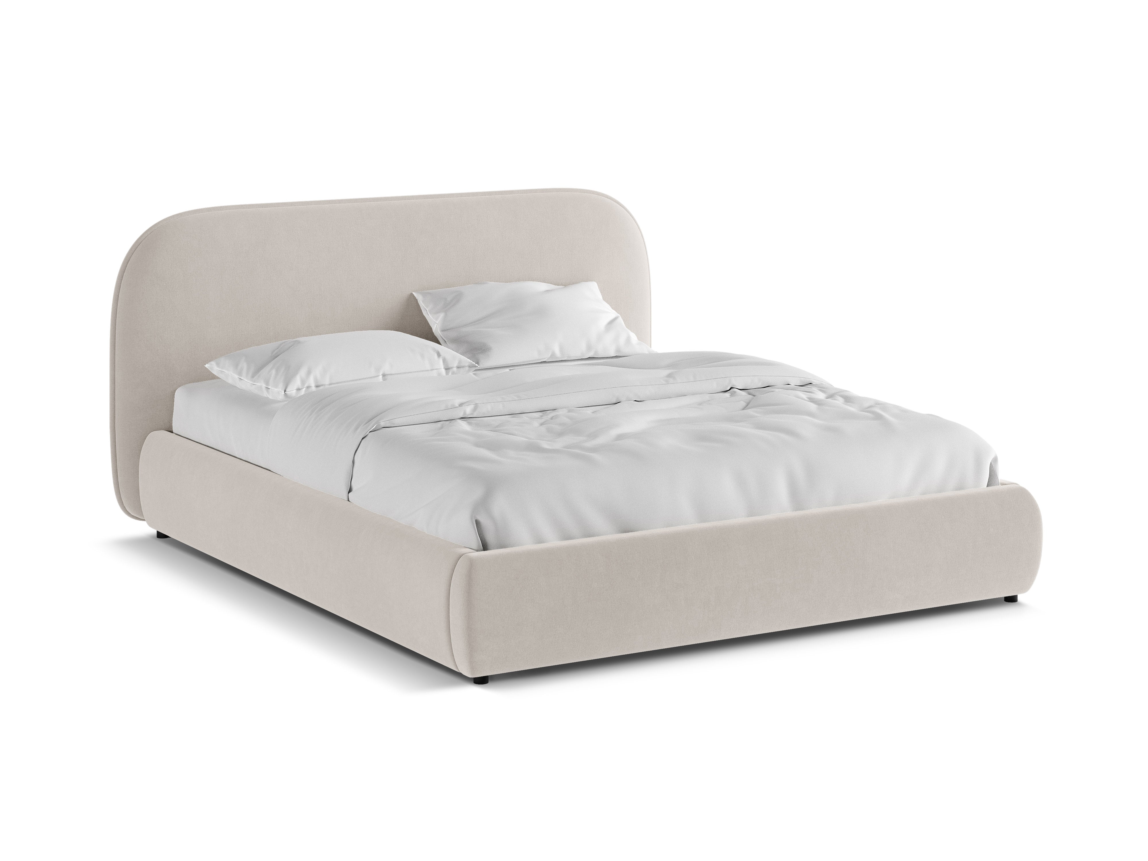 Samtbett MURADA beige