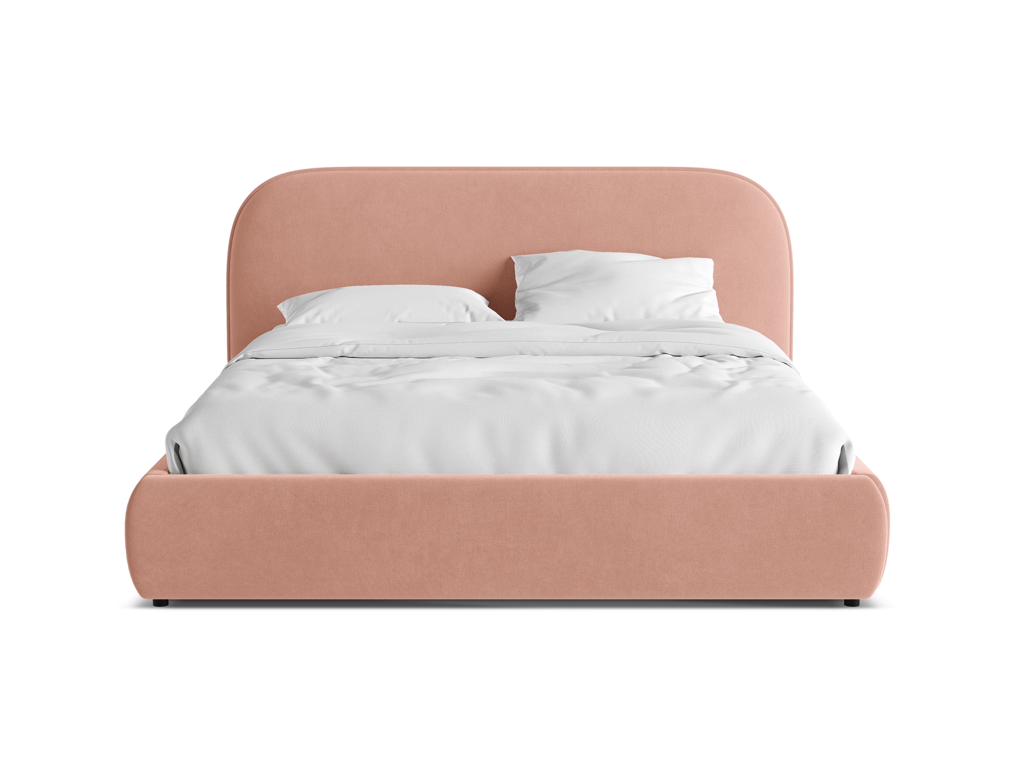 Fluwelen bed MURADA roze