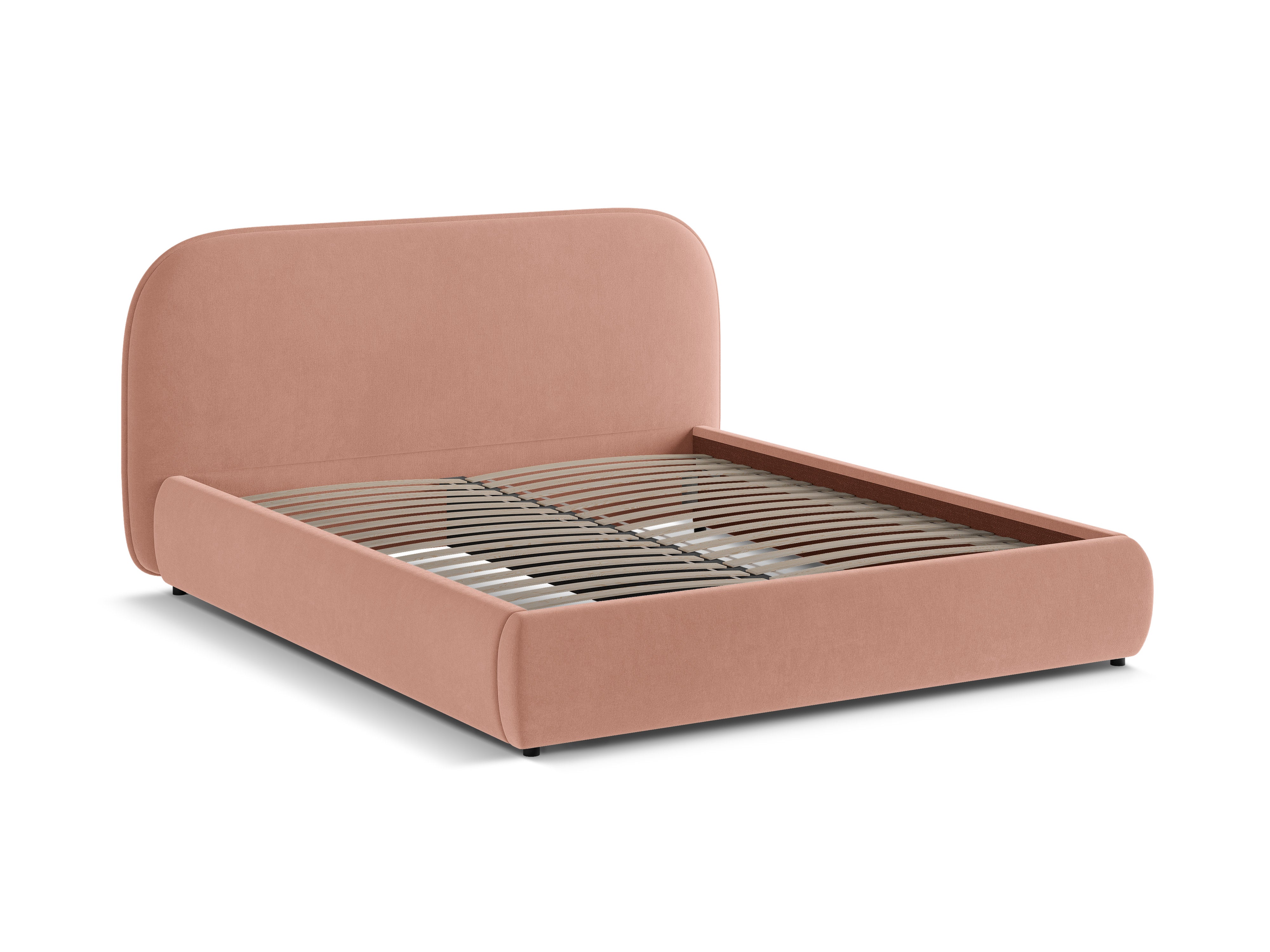 Fluwelen bed MURADA roze