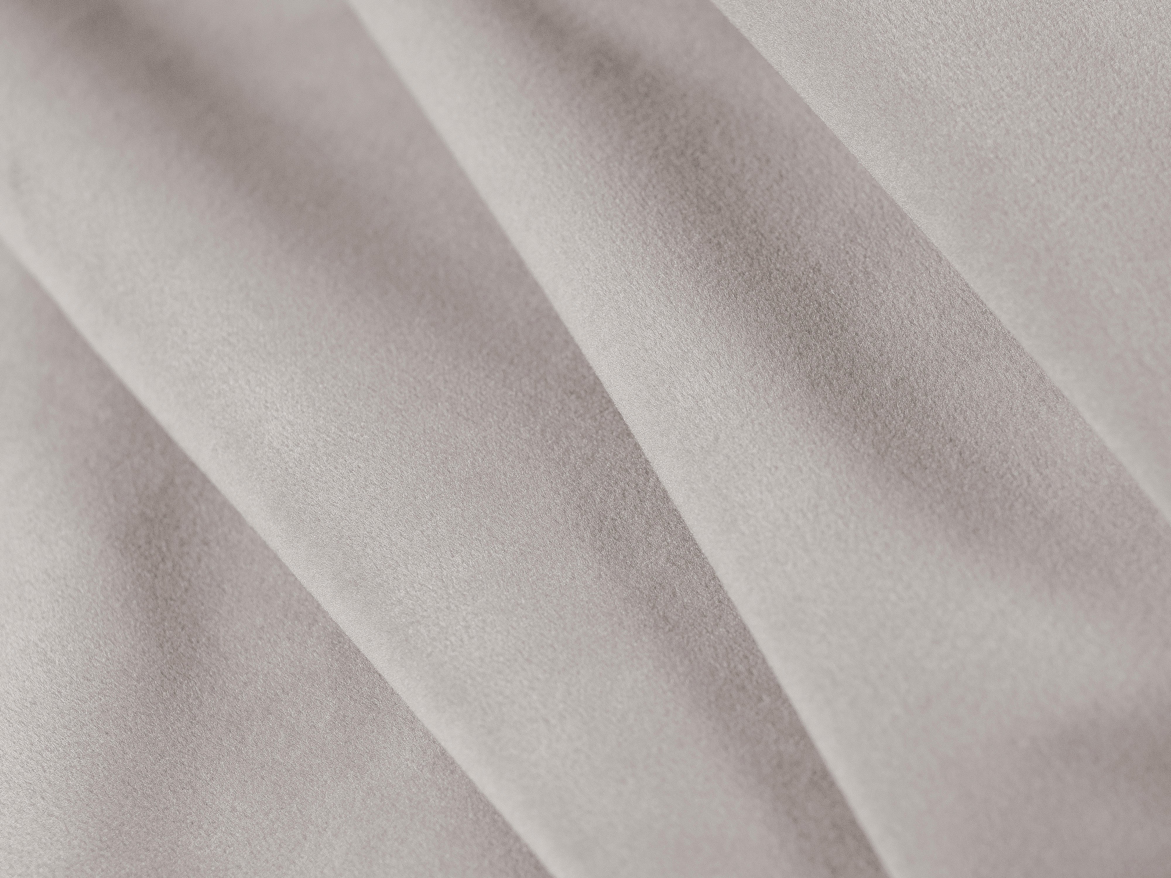 Velvet Bed MURADA Light Gray